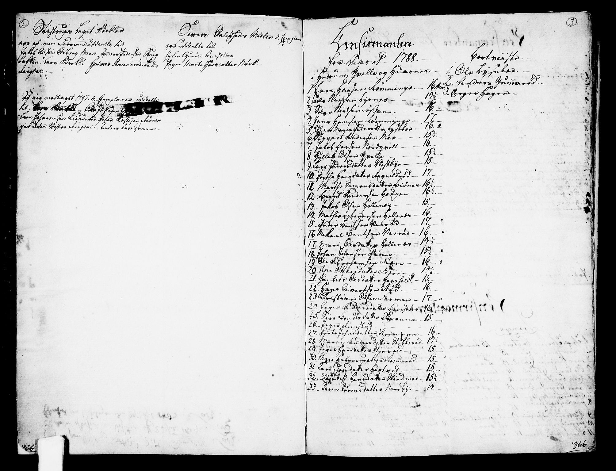Hedrum kirkebøker, SAKO/A-344/F/Fa/L0002: Parish register (official) no. I 2, 1785-1807, p. 2-3