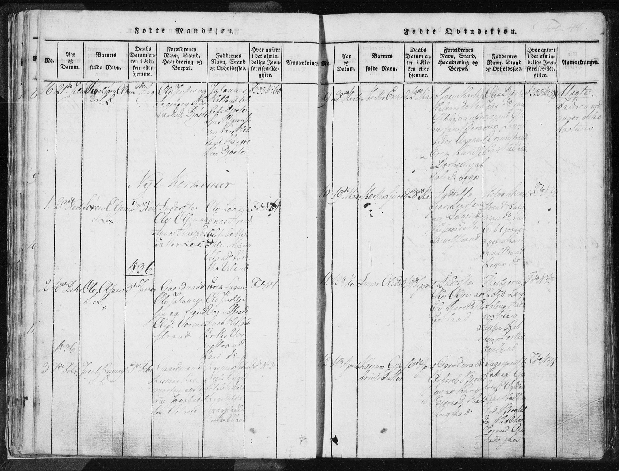 Vikedal sokneprestkontor, AV/SAST-A-101840/01/IV: Parish register (official) no. A 3, 1817-1850, p. 48