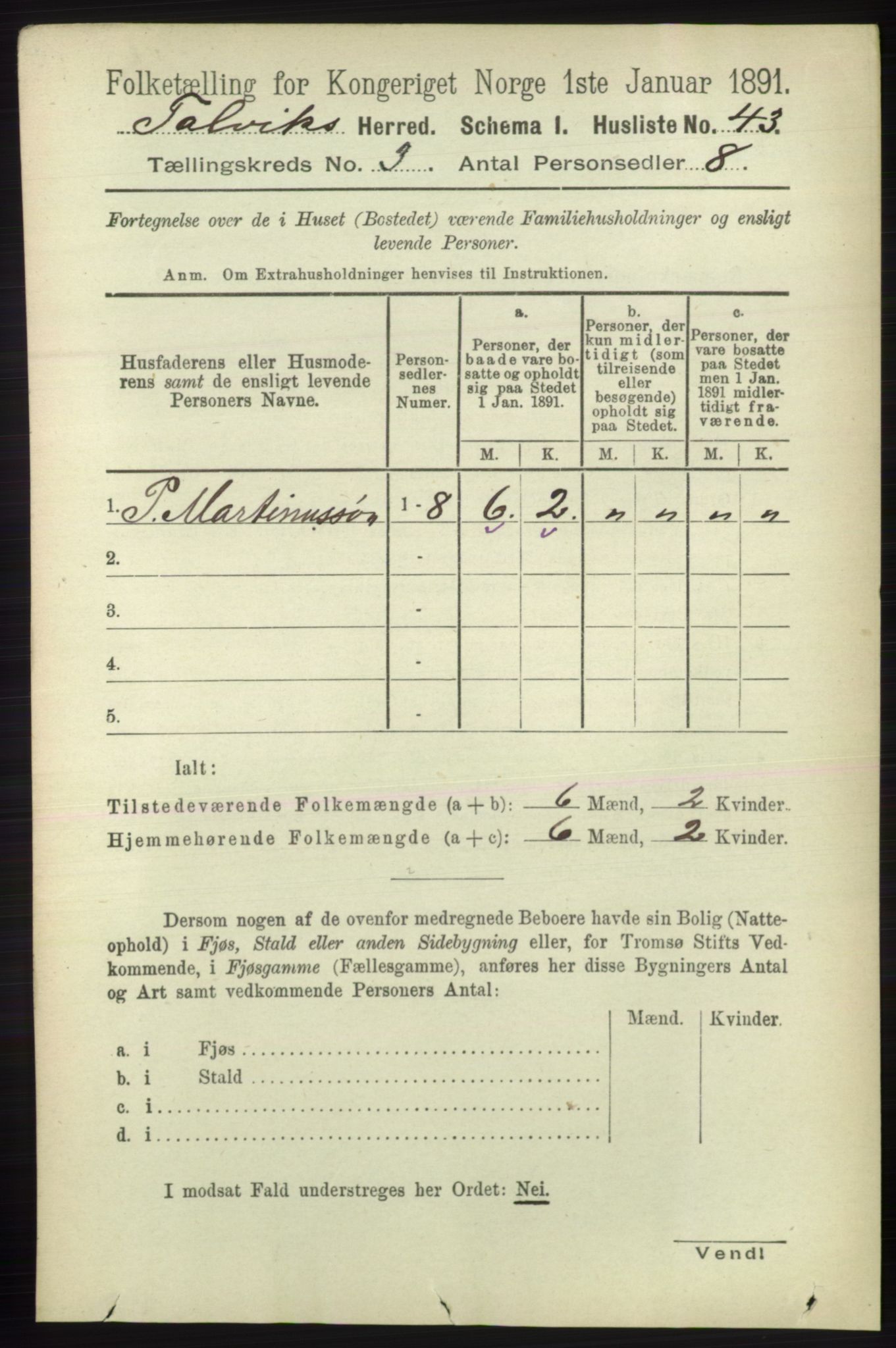 RA, 1891 census for 2013 Talvik, 1891, p. 717