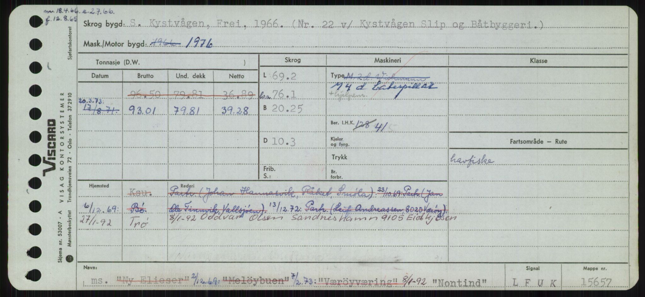 Sjøfartsdirektoratet med forløpere, Skipsmålingen, RA/S-1627/H/Ha/L0004/0001: Fartøy, Mas-R / Fartøy, Mas-Odd, p. 551