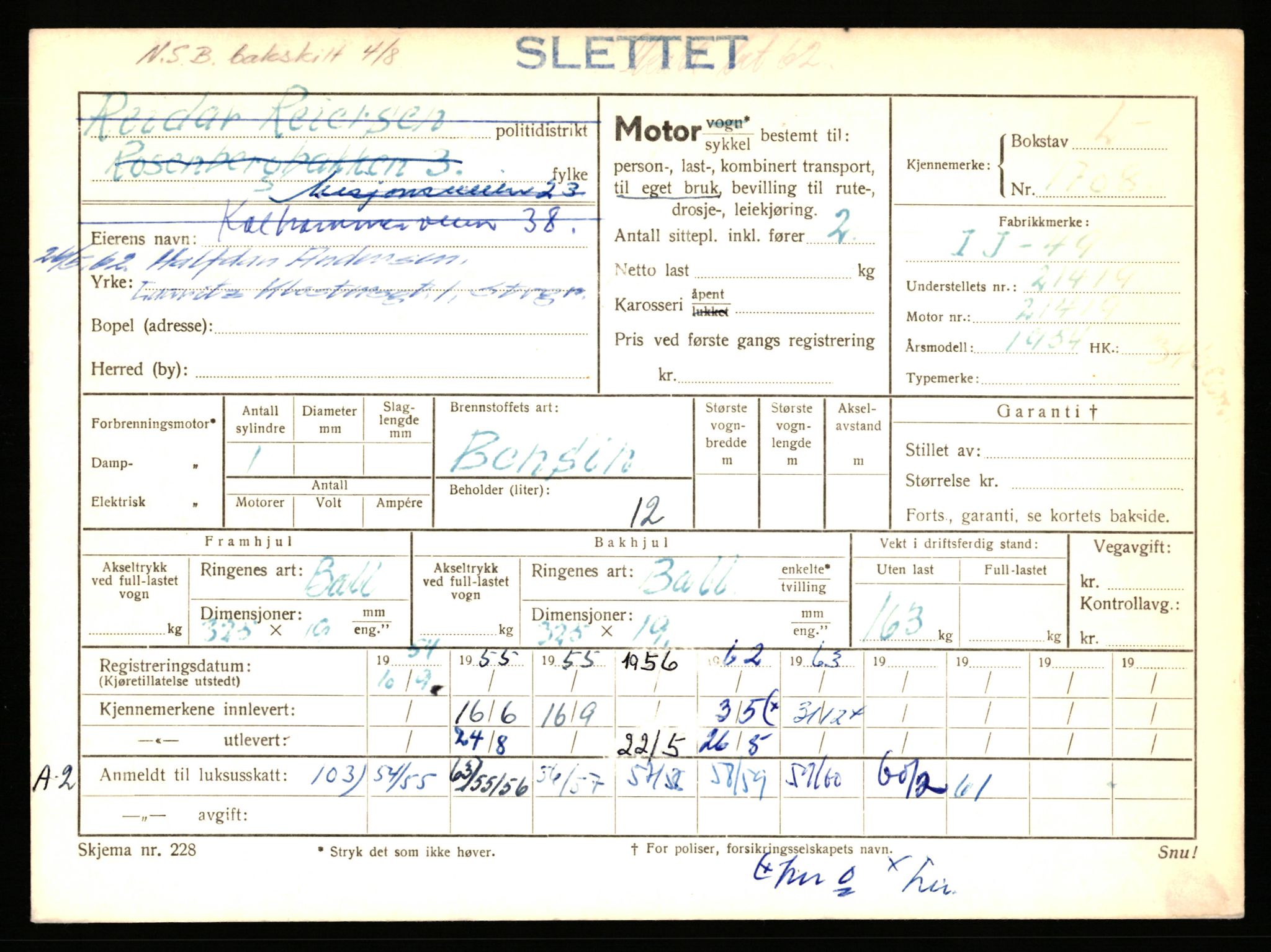 Stavanger trafikkstasjon, AV/SAST-A-101942/0/F/L0006: L-1700 - L-2149, 1930-1971, p. 39