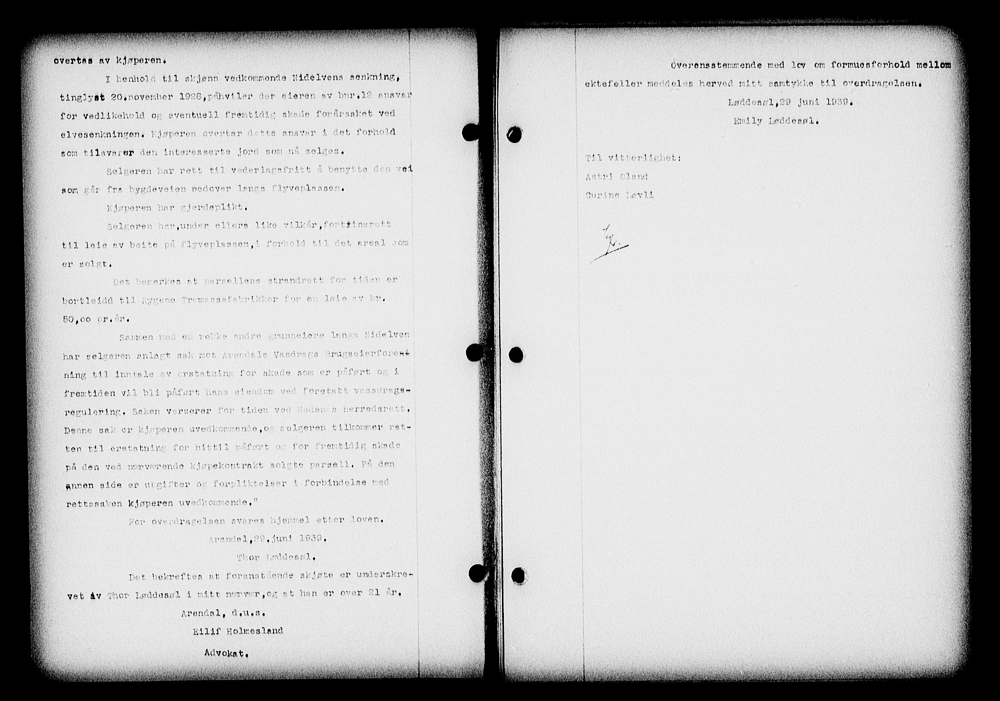 Nedenes sorenskriveri, AV/SAK-1221-0006/G/Gb/Gba/L0047: Mortgage book no. A-I, 1939-1940, Diary no: : 788/1939