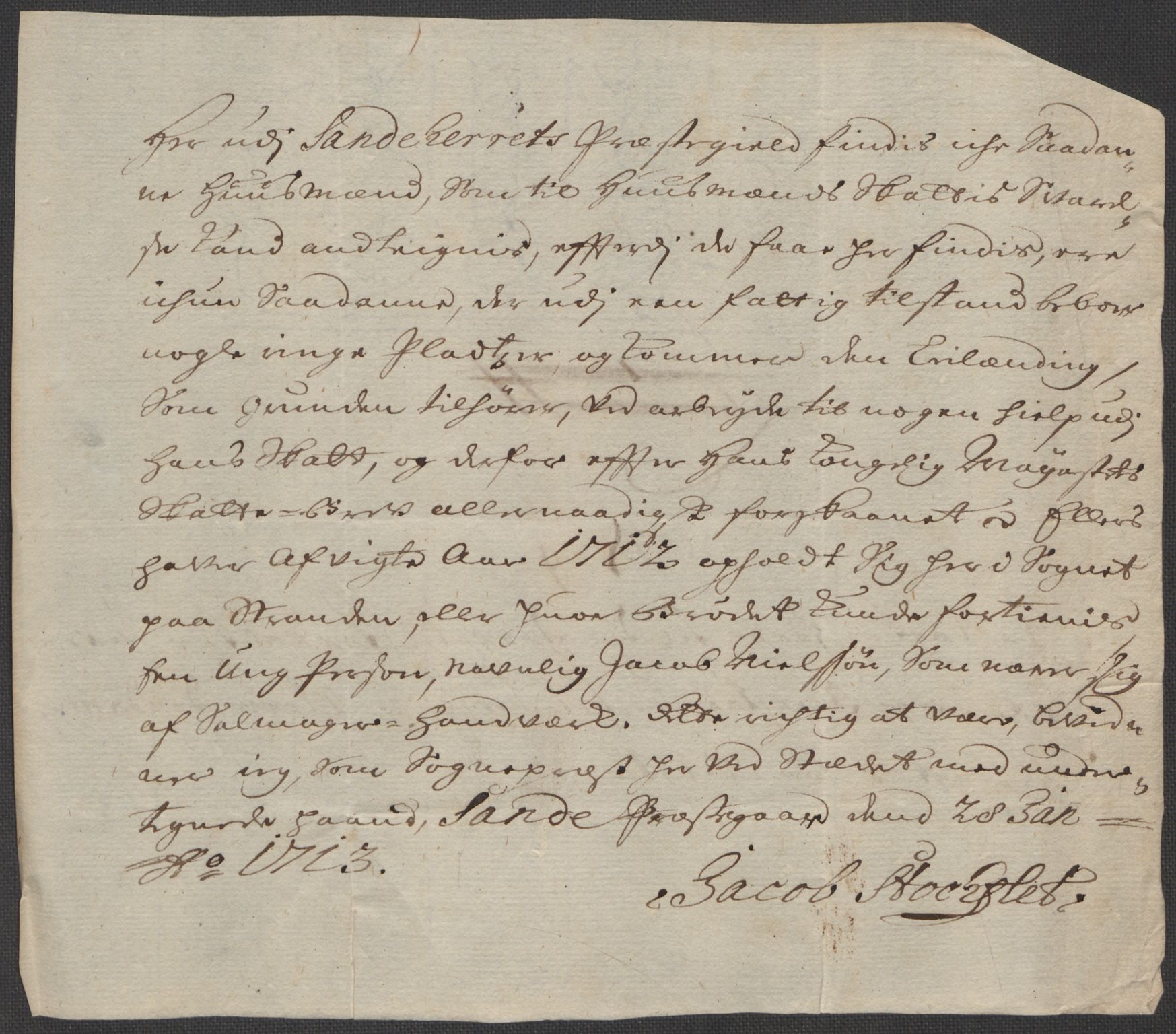 Rentekammeret inntil 1814, Reviderte regnskaper, Fogderegnskap, AV/RA-EA-4092/R33/L1984: Fogderegnskap Larvik grevskap, 1712, p. 178