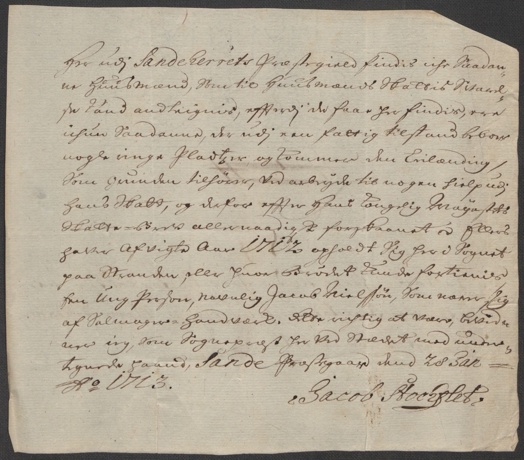 Rentekammeret inntil 1814, Reviderte regnskaper, Fogderegnskap, RA/EA-4092/R33/L1984: Fogderegnskap Larvik grevskap, 1712, p. 178