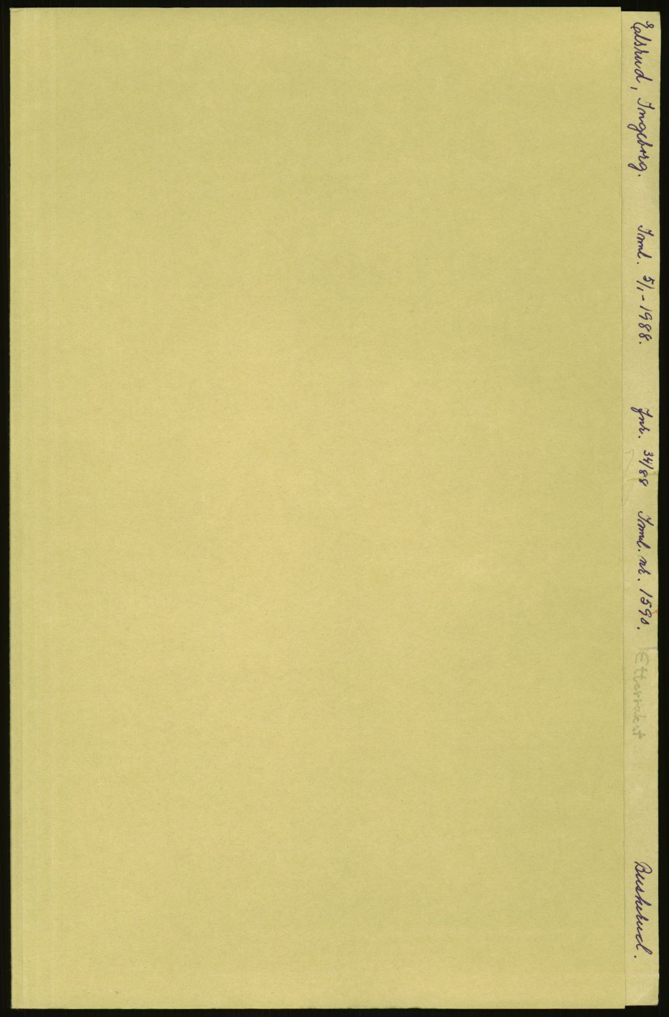 Samlinger til kildeutgivelse, Amerikabrevene, RA/EA-4057/F/L0018: Innlån fra Buskerud: Elsrud, 1838-1914, p. 1213