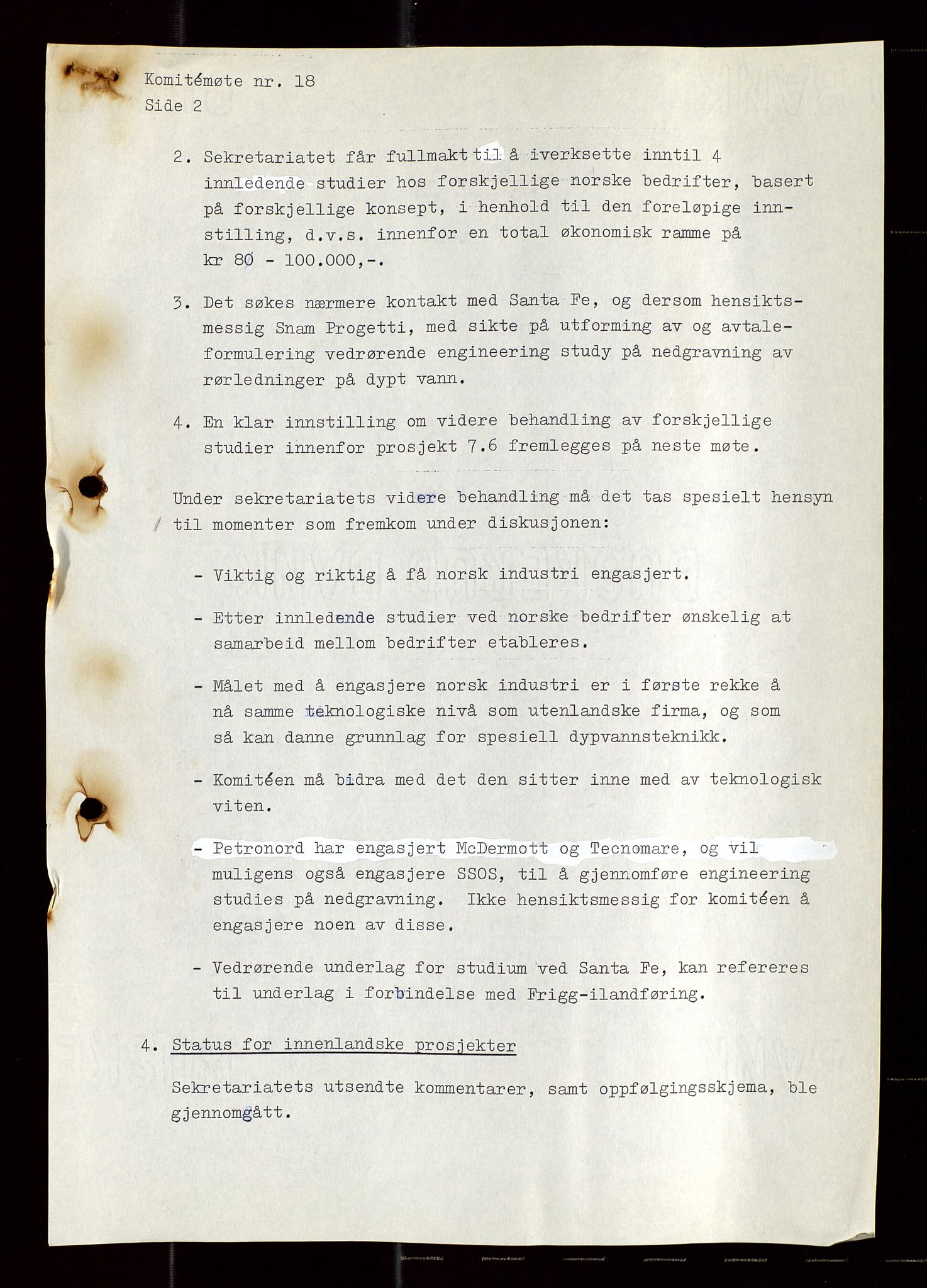 Industridepartementet, Oljekontoret, AV/SAST-A-101348/Di/L0003: DWP, møtereferater, 1972-1974, p. 440