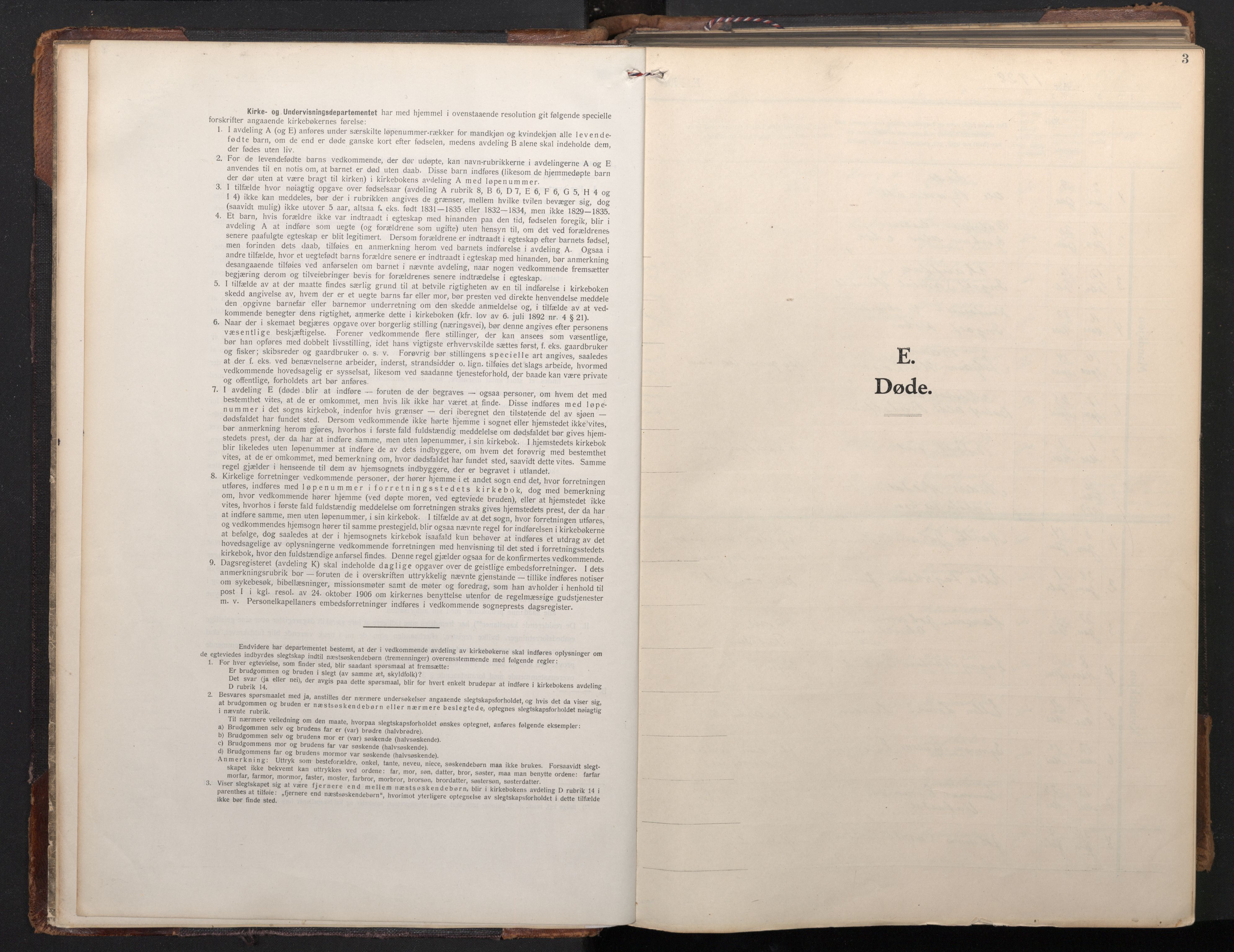 St. Olavs Sokneprestembete, SAB/A-78101/H/Hab: Parish register (copy) no. D 1, 1928-1980, p. 3
