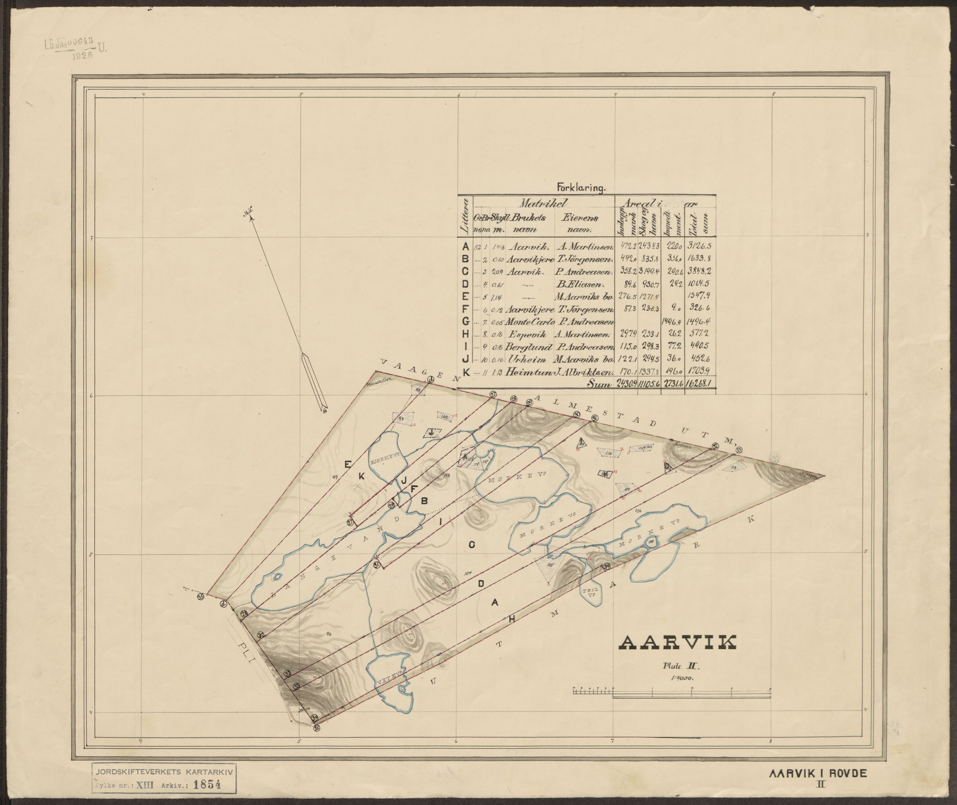 Jordskifteverkets kartarkiv, AV/RA-S-3929/T, 1859-1988, p. 2239