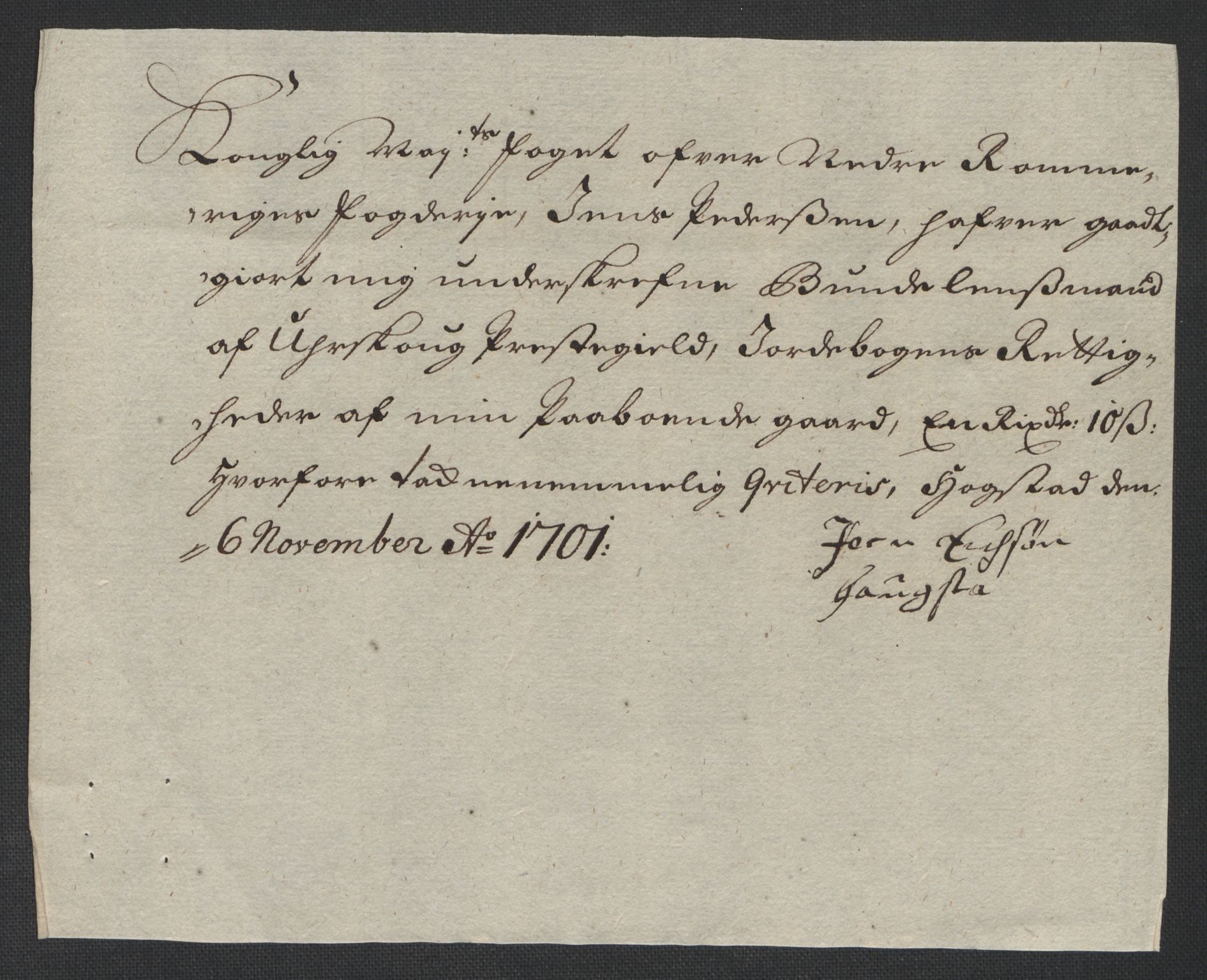 Rentekammeret inntil 1814, Reviderte regnskaper, Fogderegnskap, AV/RA-EA-4092/R11/L0584: Fogderegnskap Nedre Romerike, 1701, p. 226