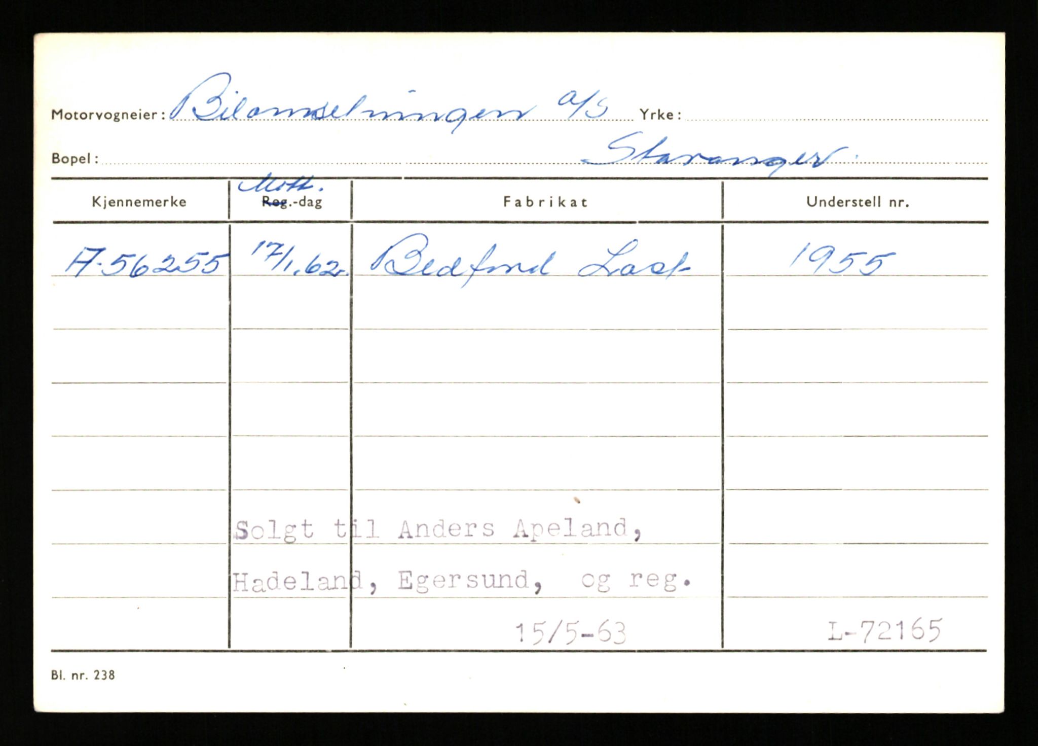 Stavanger trafikkstasjon, SAST/A-101942/0/G/L0007: Registreringsnummer: 49019 - 67460, 1930-1971, p. 1747