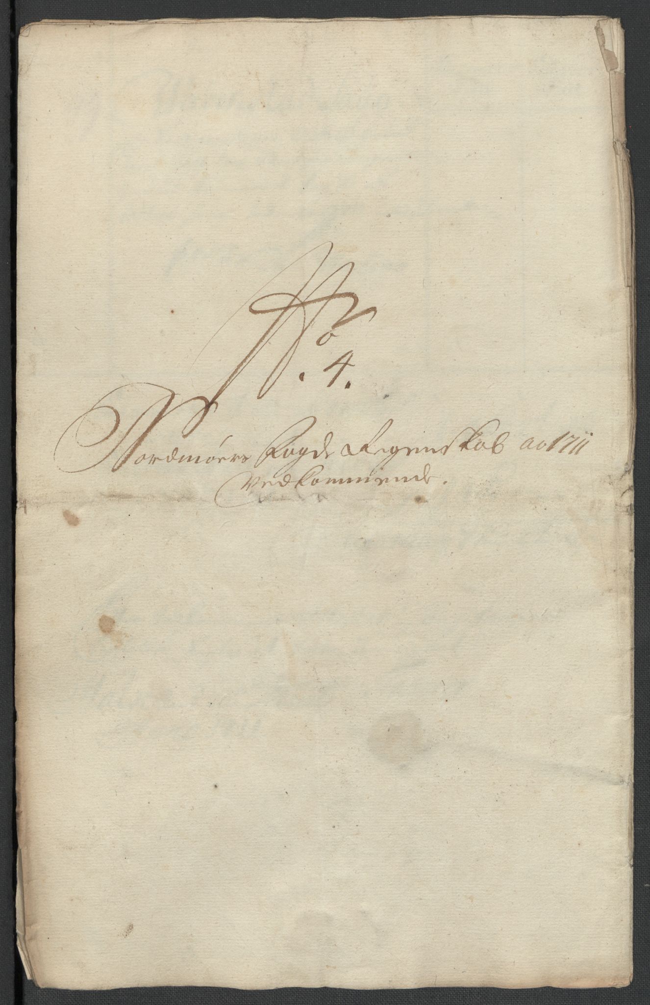 Rentekammeret inntil 1814, Reviderte regnskaper, Fogderegnskap, RA/EA-4092/R56/L3745: Fogderegnskap Nordmøre, 1711, p. 91