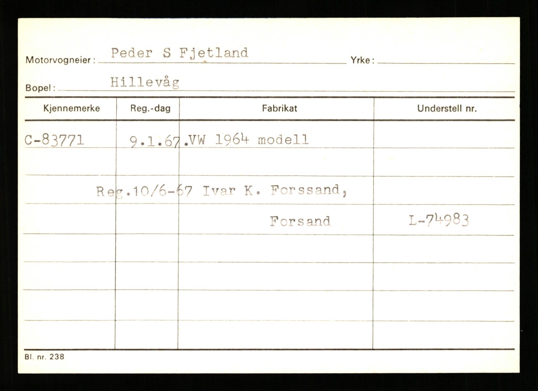 Stavanger trafikkstasjon, AV/SAST-A-101942/0/G/L0008: Registreringsnummer: 67519 - 84533, 1930-1971, p. 2984