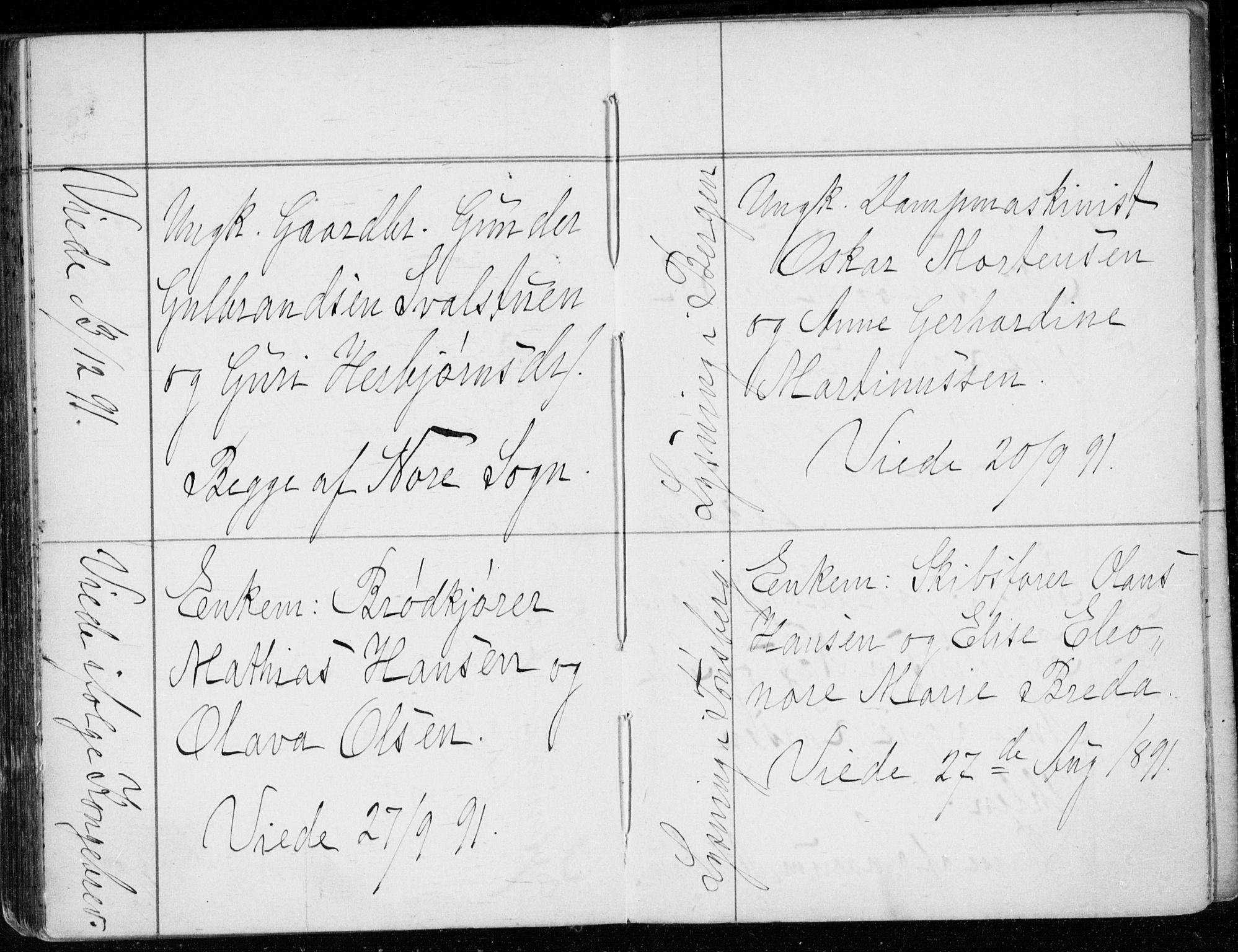 Strømsø kirkebøker, AV/SAKO-A-246/H/Ha/L0007: Banns register no. 7, 1884-1896