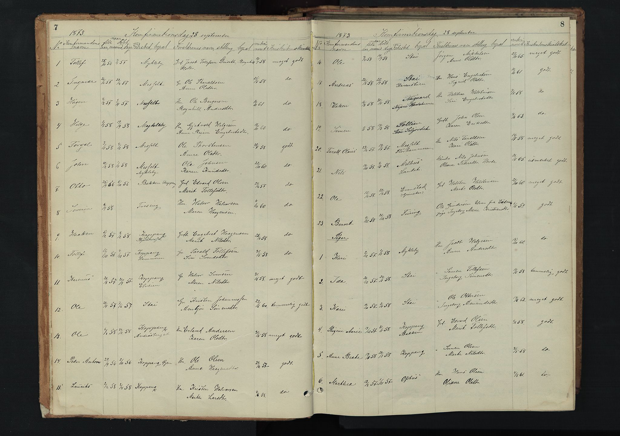 Stor-Elvdal prestekontor, AV/SAH-PREST-052/H/Ha/Hab/L0002: Parish register (copy) no. 2, 1860-1894, p. 7-8