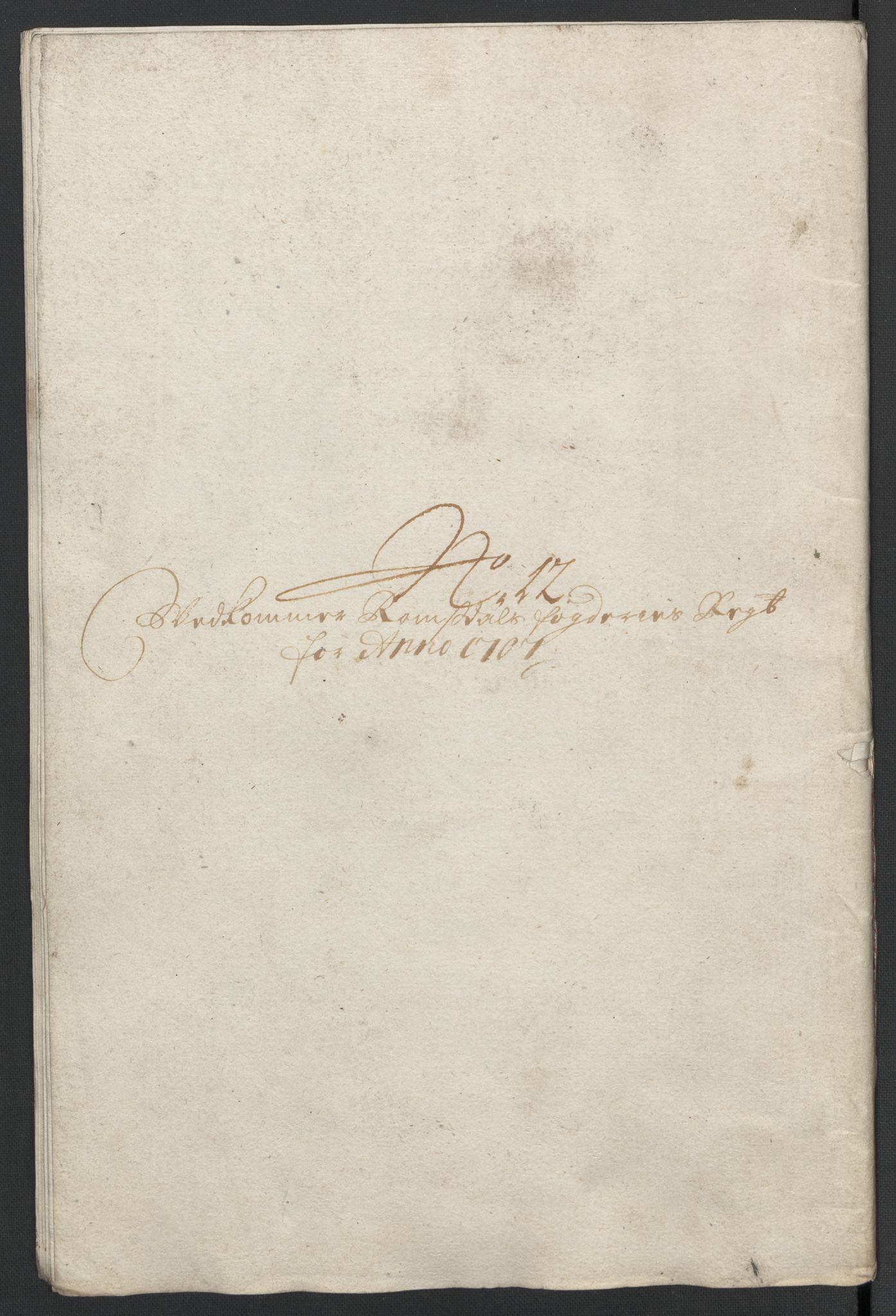 Rentekammeret inntil 1814, Reviderte regnskaper, Fogderegnskap, AV/RA-EA-4092/R55/L3658: Fogderegnskap Romsdal, 1707-1708, p. 121