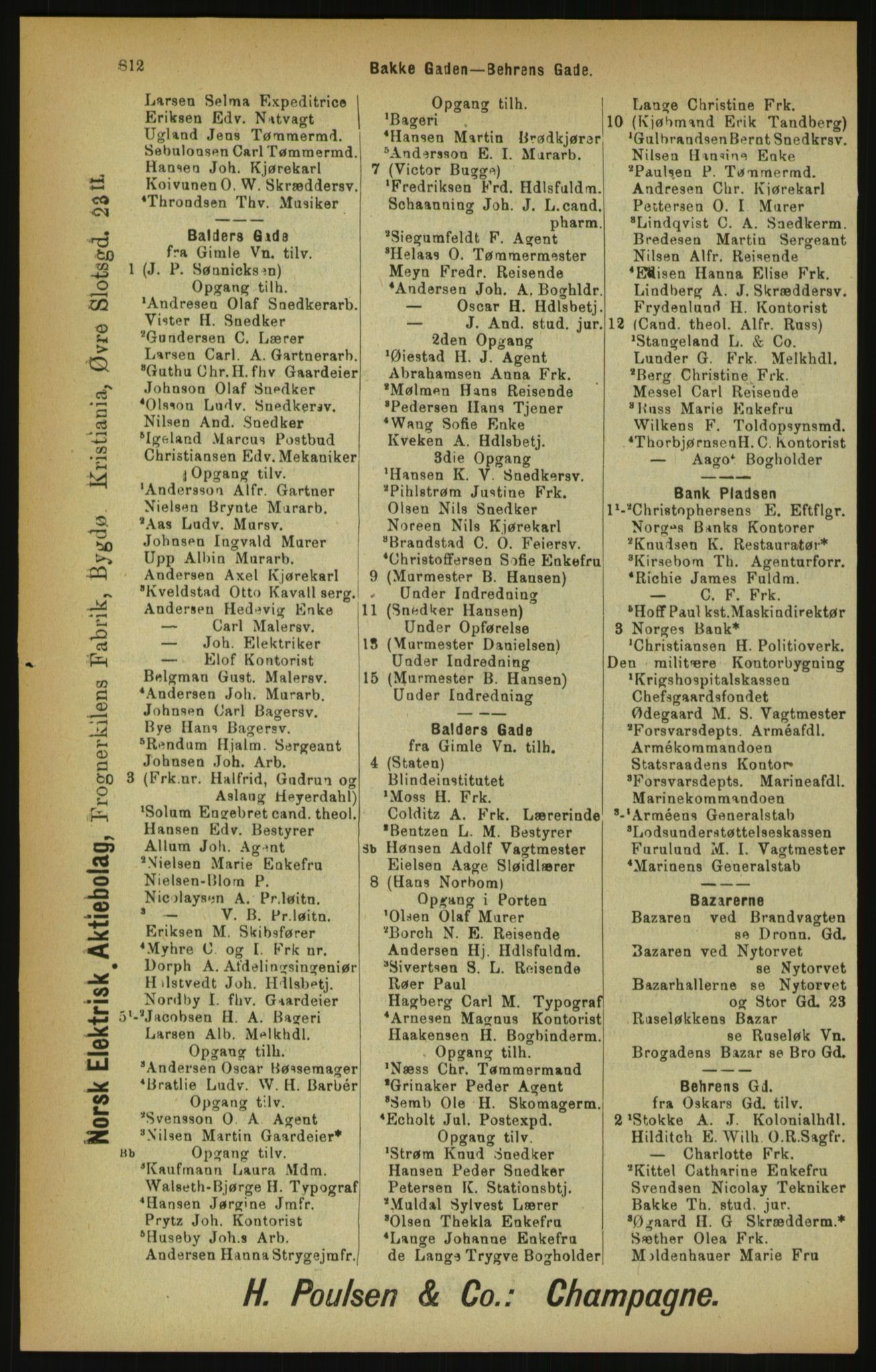 Kristiania/Oslo adressebok, PUBL/-, 1900, p. 812