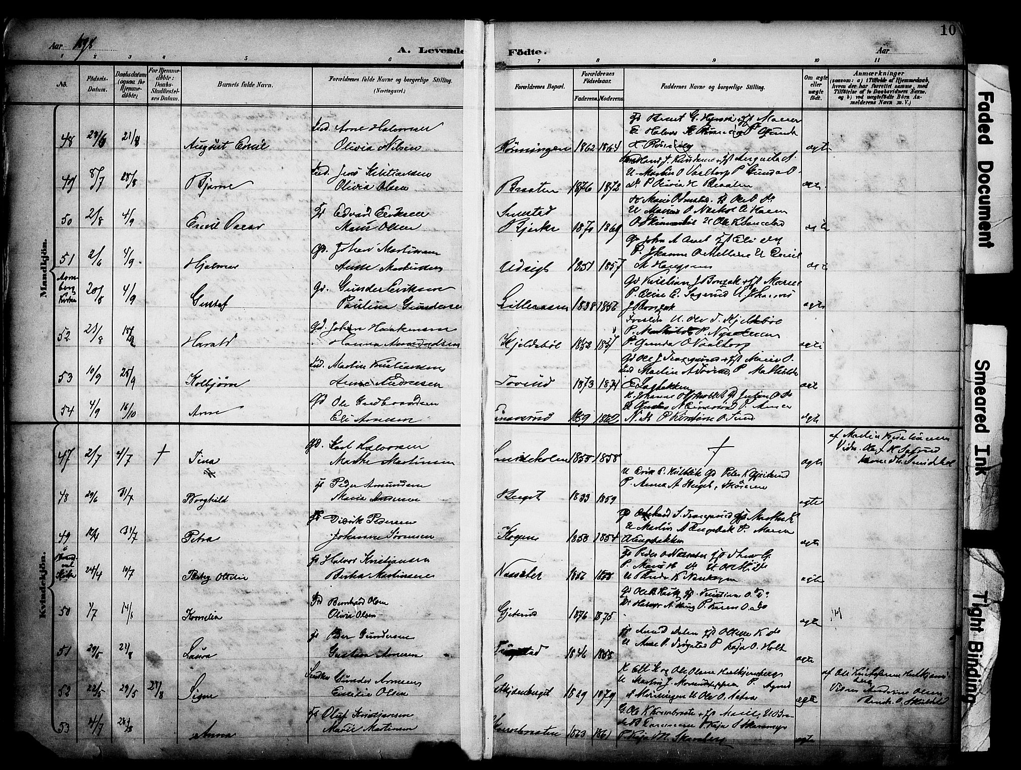 Grue prestekontor, AV/SAH-PREST-036/H/Ha/Haa/L0013: Parish register (official) no. 13, 1898-1910, p. 10