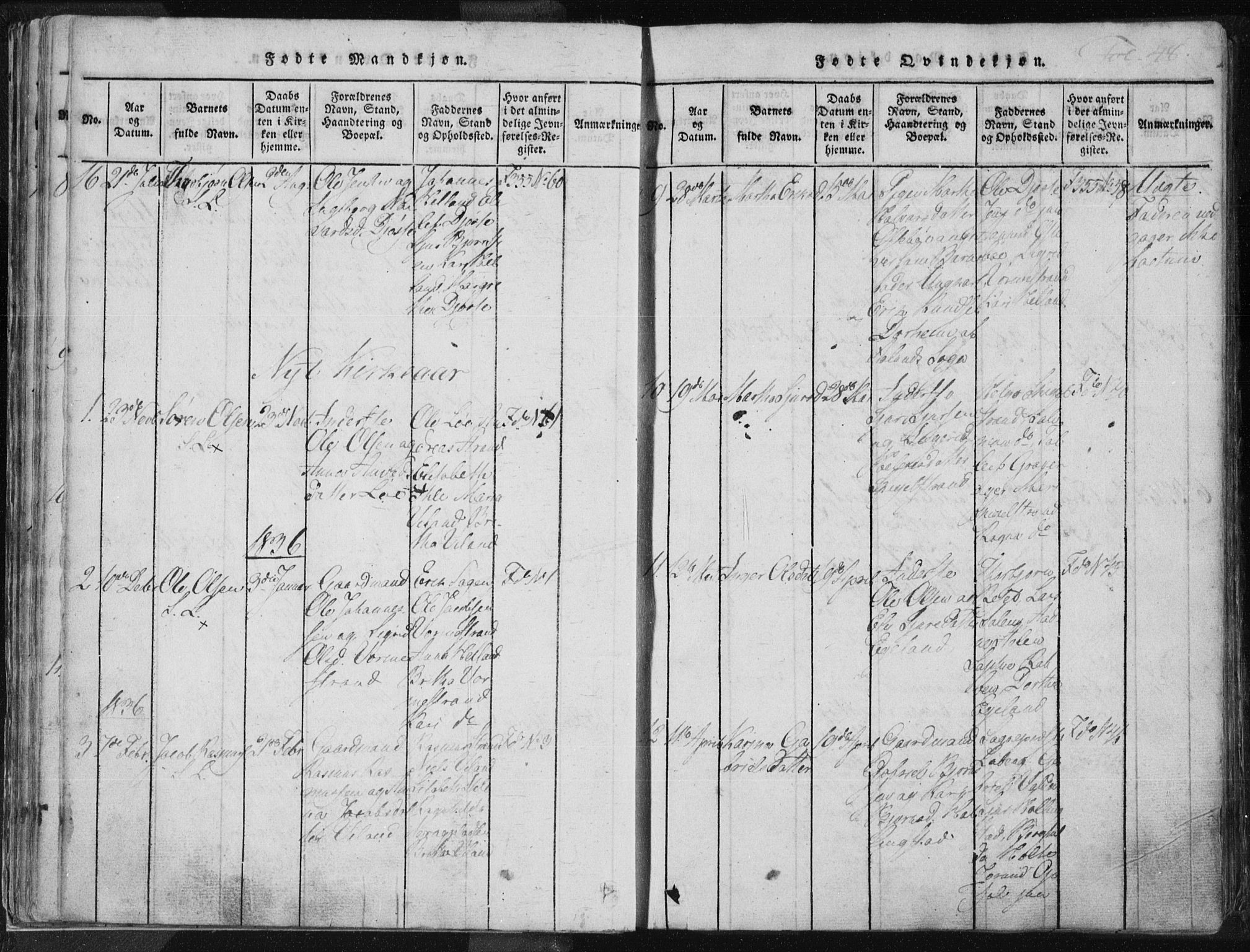 Vikedal sokneprestkontor, AV/SAST-A-101840/01/IV: Parish register (official) no. A 3, 1817-1850, p. 48