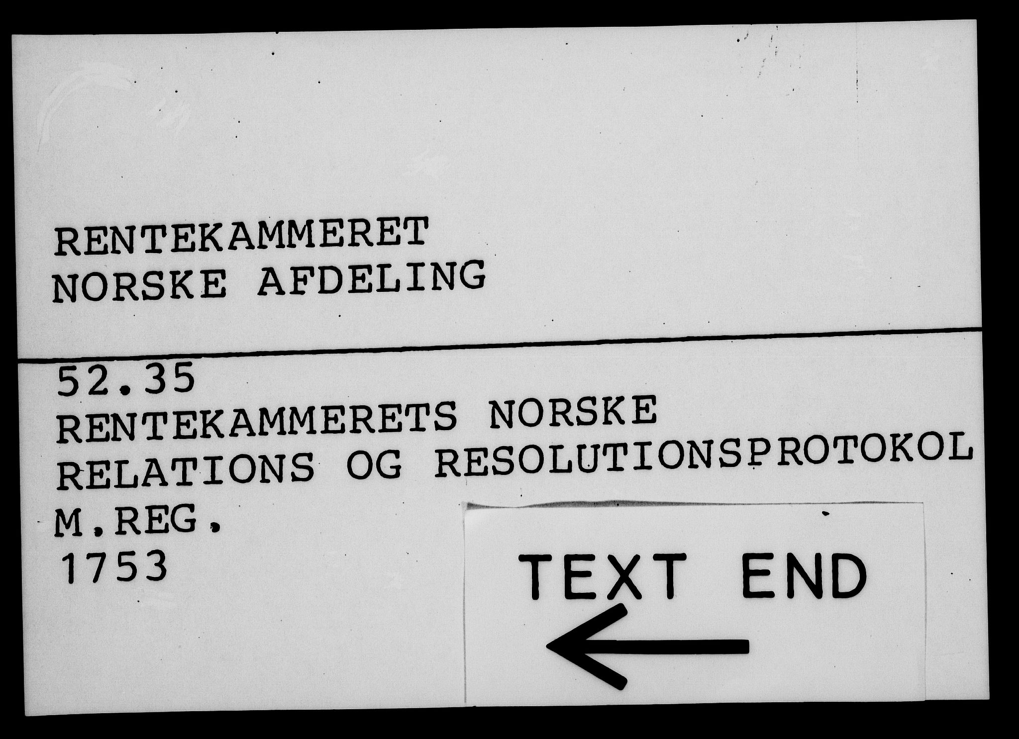 Rentekammeret, Kammerkanselliet, RA/EA-3111/G/Gf/Gfa/L0035: Norsk relasjons- og resolusjonsprotokoll (merket RK 52.35), 1753, p. 783
