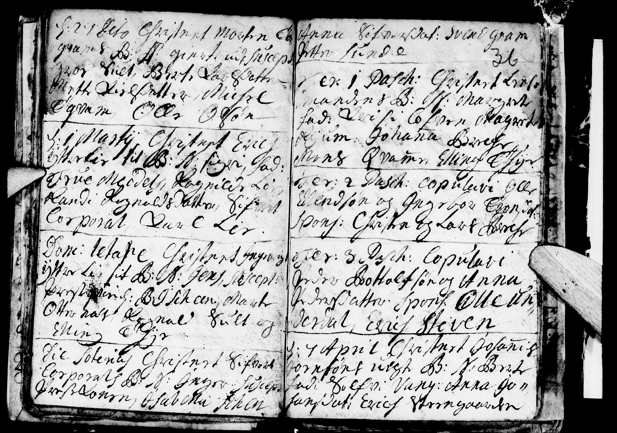 Aurland sokneprestembete, SAB/A-99937/H/Ha/Haa/L0001: Parish register (official) no. A 1, 1716-1734, p. 36