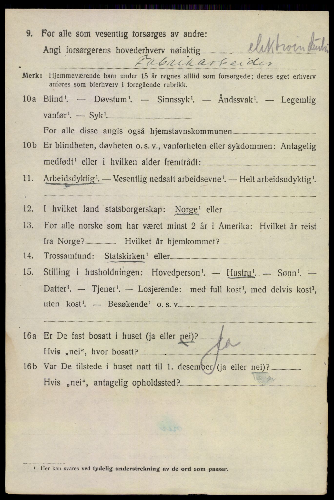 SAKO, 1920 census for Sandeherred, 1920, p. 10279
