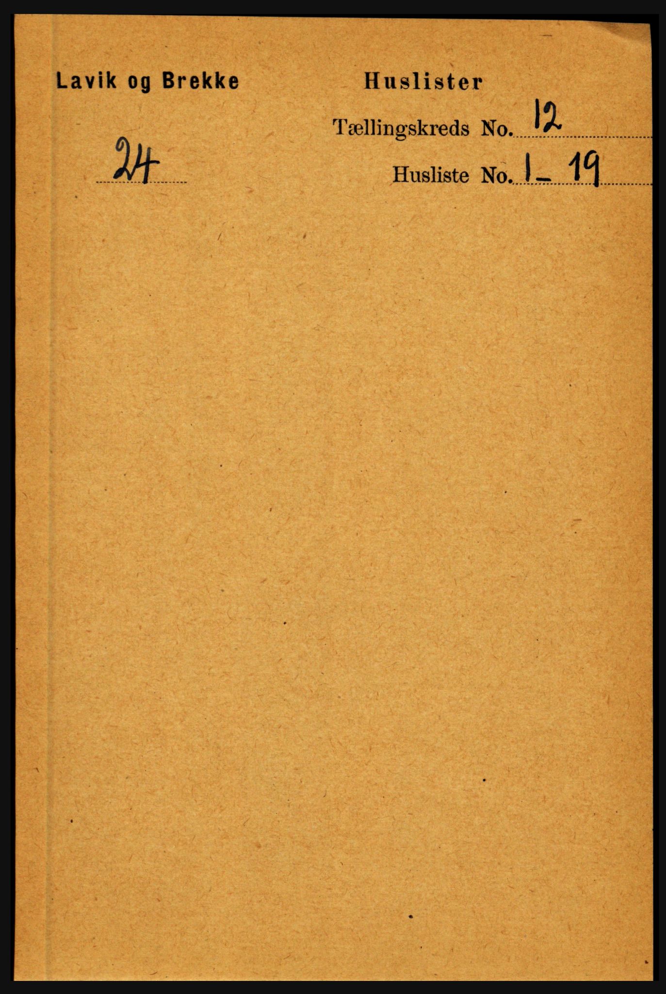 RA, 1891 census for 1415 Lavik og Brekke, 1891, p. 2328