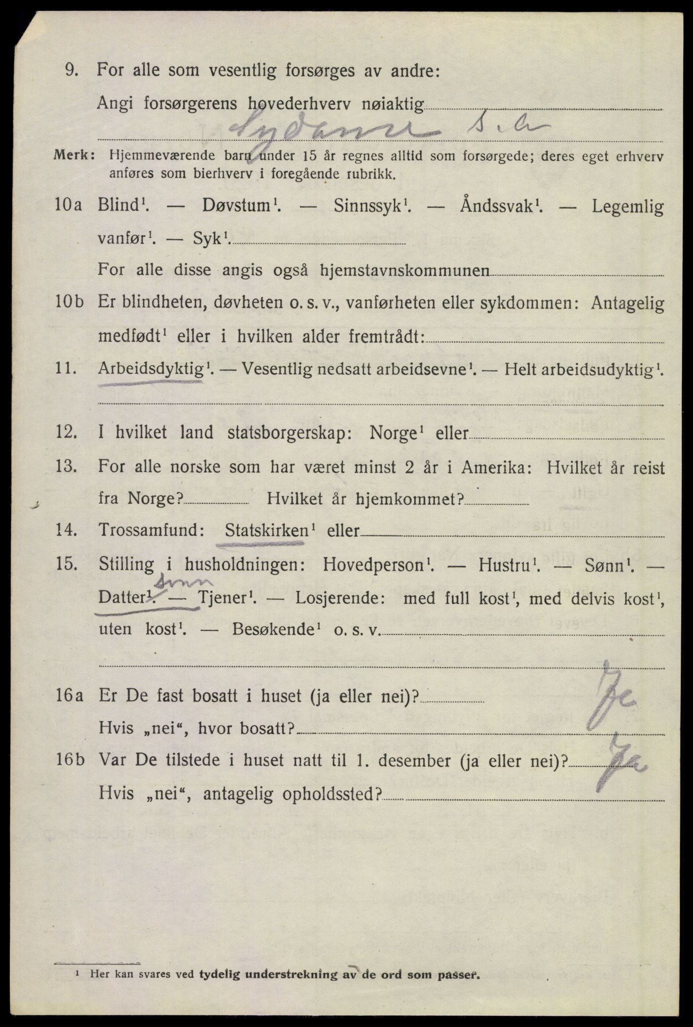 SAKO, 1920 census for Sem, 1920, p. 12560