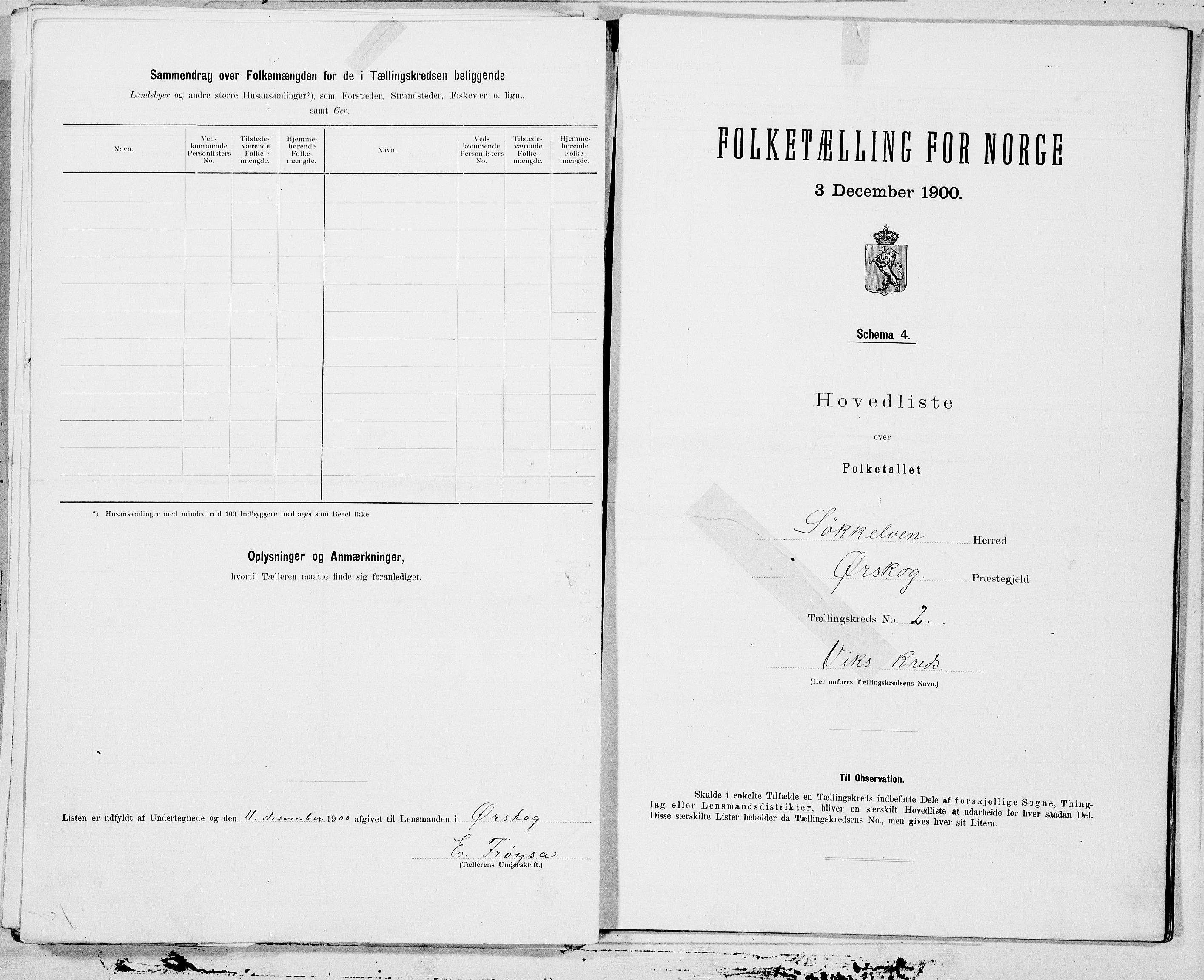 SAT, 1900 census for Sykkylven, 1900, p. 6