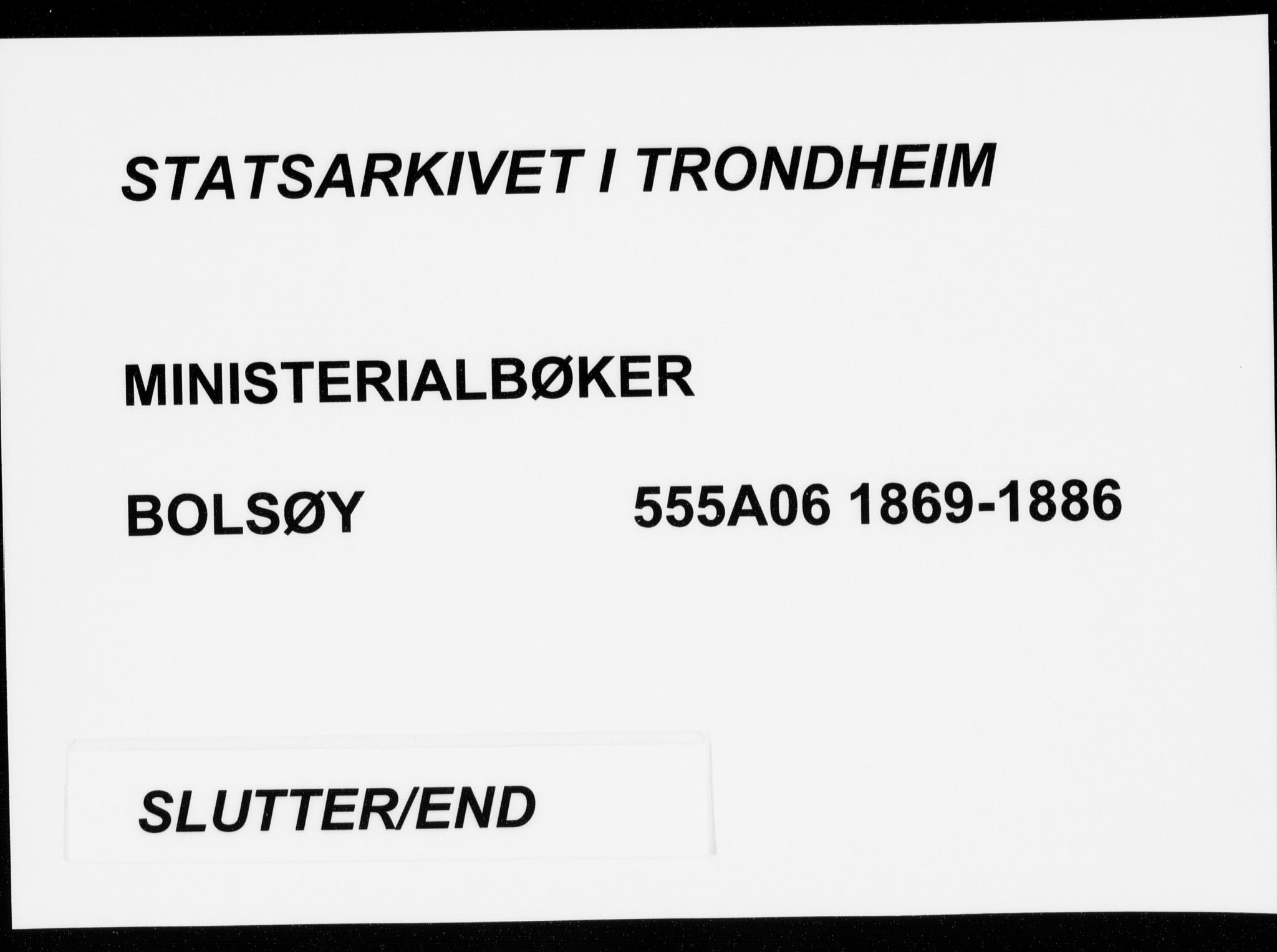 Ministerialprotokoller, klokkerbøker og fødselsregistre - Møre og Romsdal, AV/SAT-A-1454/555/L0655: Parish register (official) no. 555A05, 1869-1886