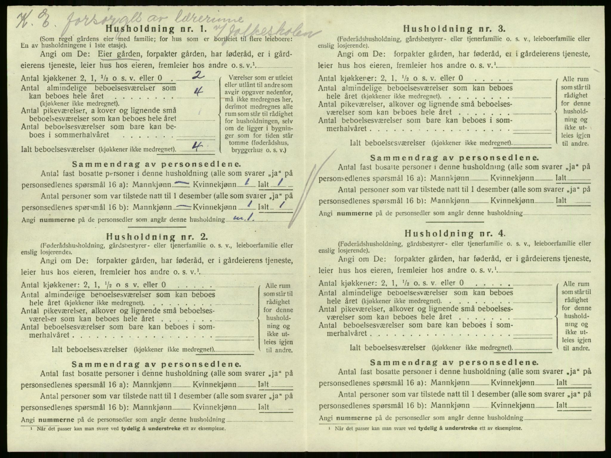 SAKO, 1920 census for Skoger, 1920, p. 1630