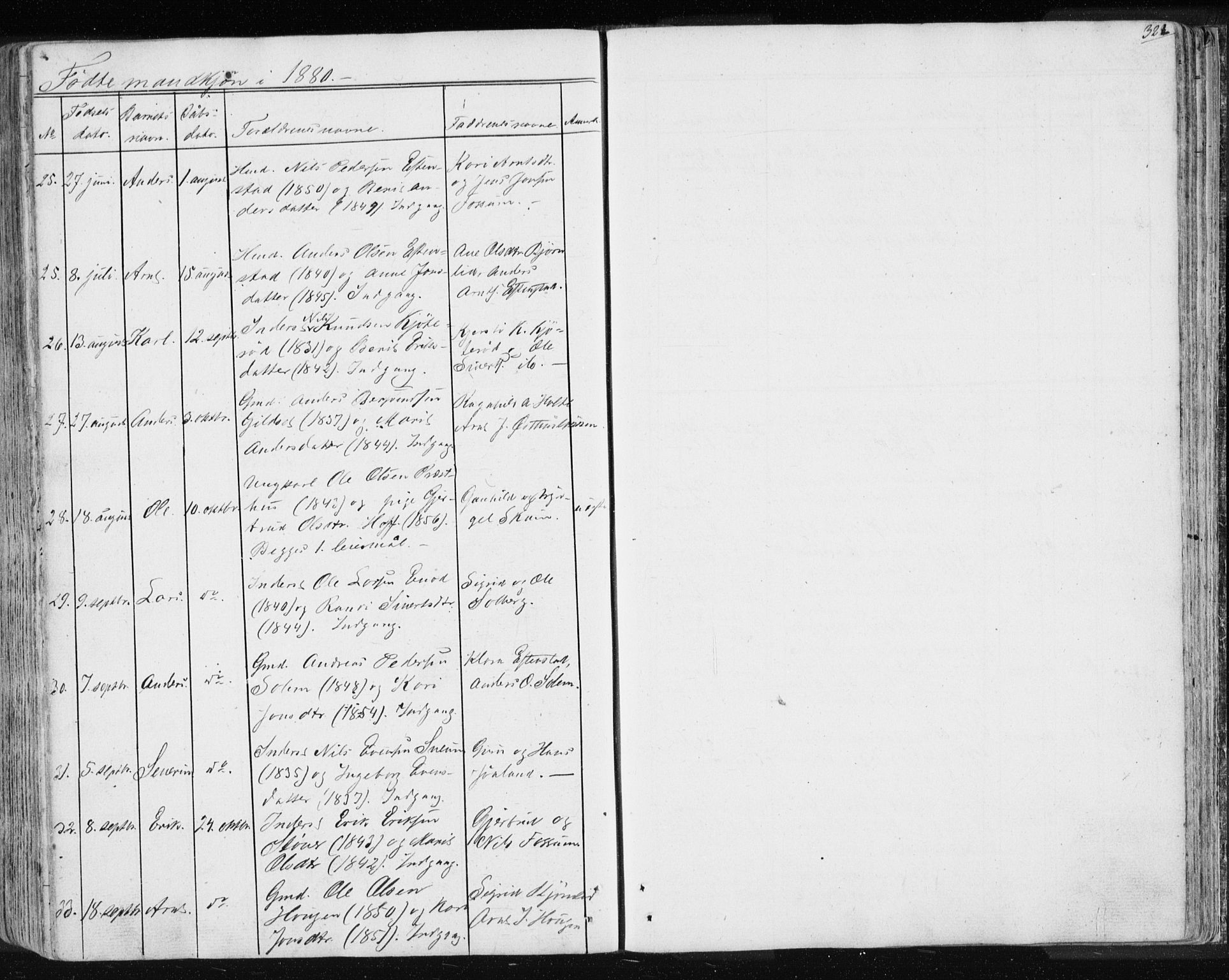 Ministerialprotokoller, klokkerbøker og fødselsregistre - Sør-Trøndelag, AV/SAT-A-1456/689/L1043: Parish register (copy) no. 689C02, 1816-1892, p. 322