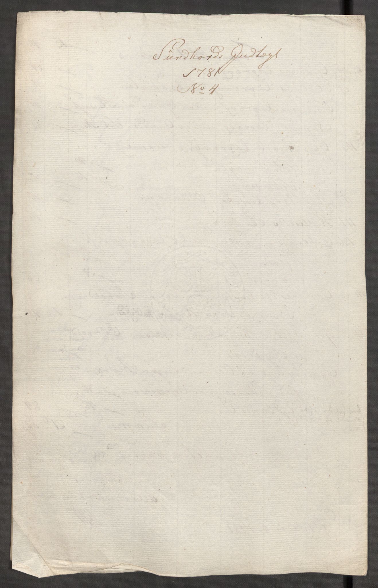Rentekammeret inntil 1814, Reviderte regnskaper, Fogderegnskap, RA/EA-4092/R48/L3097: Fogderegnskap Sunnhordland og Hardanger, 1781, p. 70