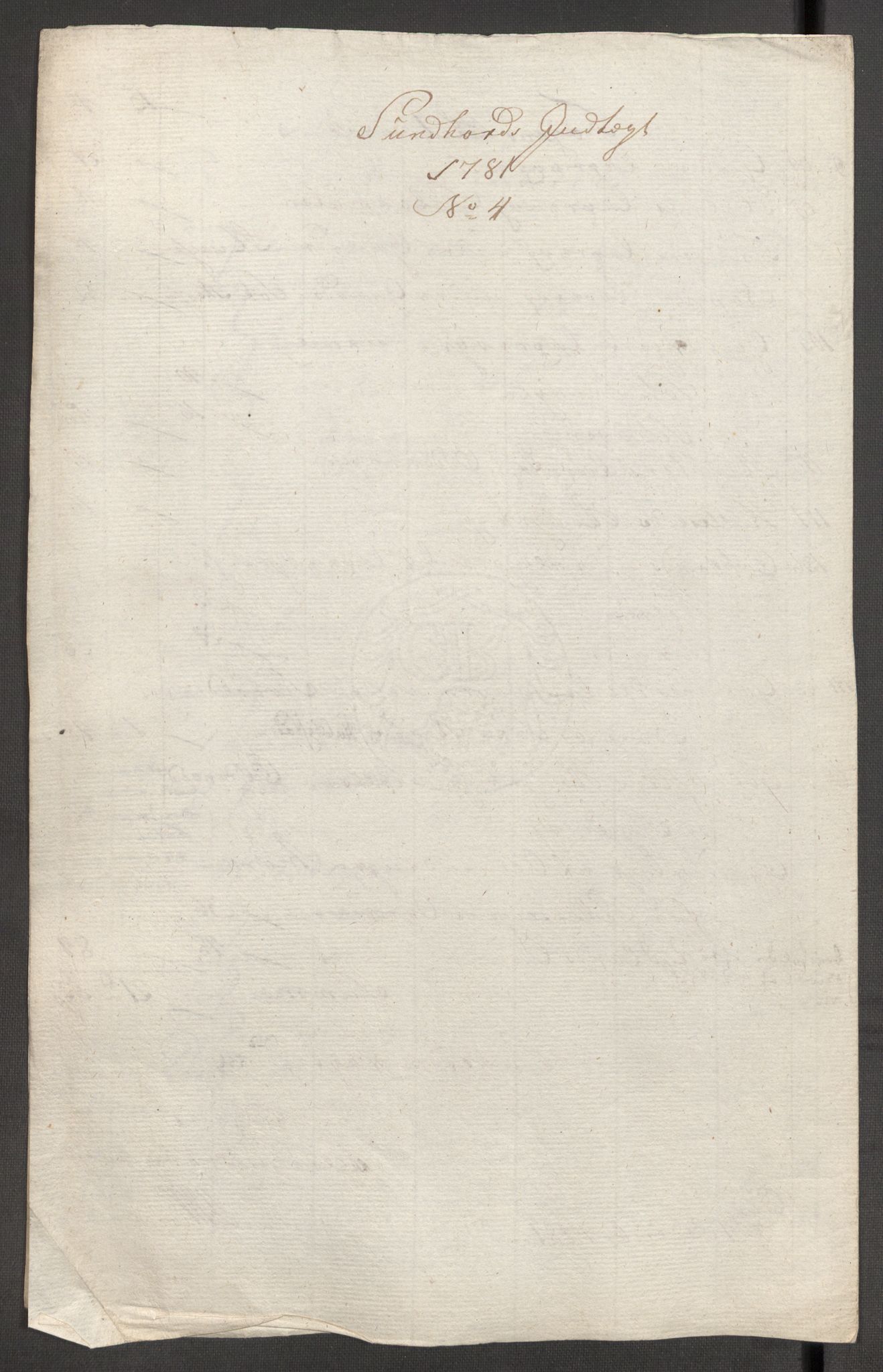 Rentekammeret inntil 1814, Reviderte regnskaper, Fogderegnskap, AV/RA-EA-4092/R48/L3097: Fogderegnskap Sunnhordland og Hardanger, 1781, p. 70