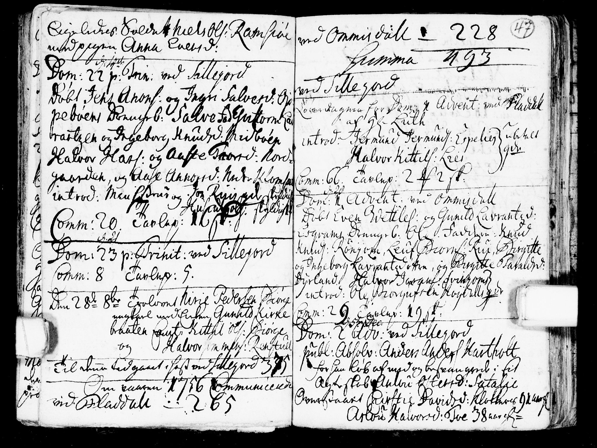 Seljord kirkebøker, SAKO/A-20/G/Gb/L0001: Parish register (copy) no. II 1, 1754-1790, p. 46-47