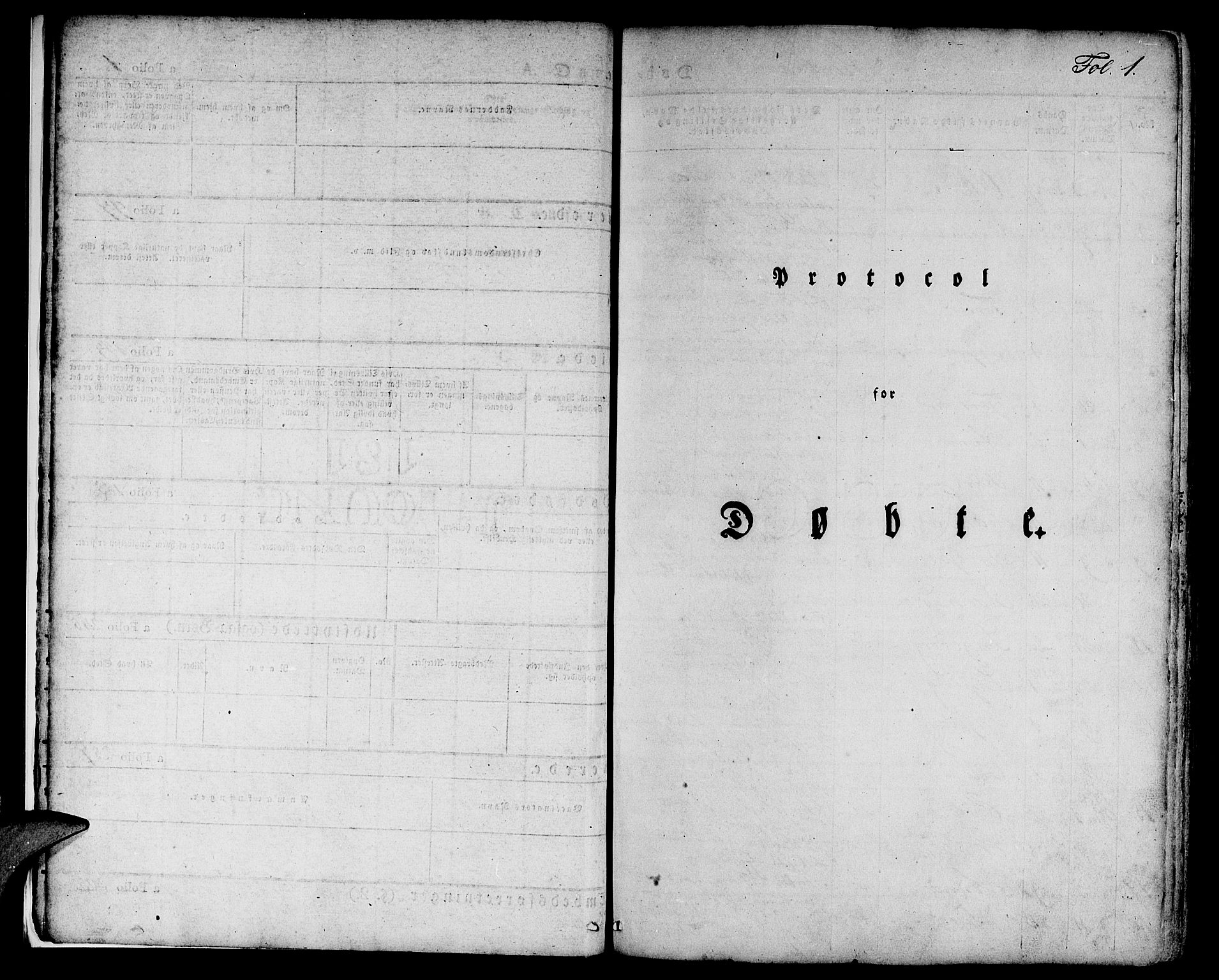 Etne sokneprestembete, AV/SAB-A-75001/H/Haa: Parish register (official) no. A 7, 1831-1847, p. 1