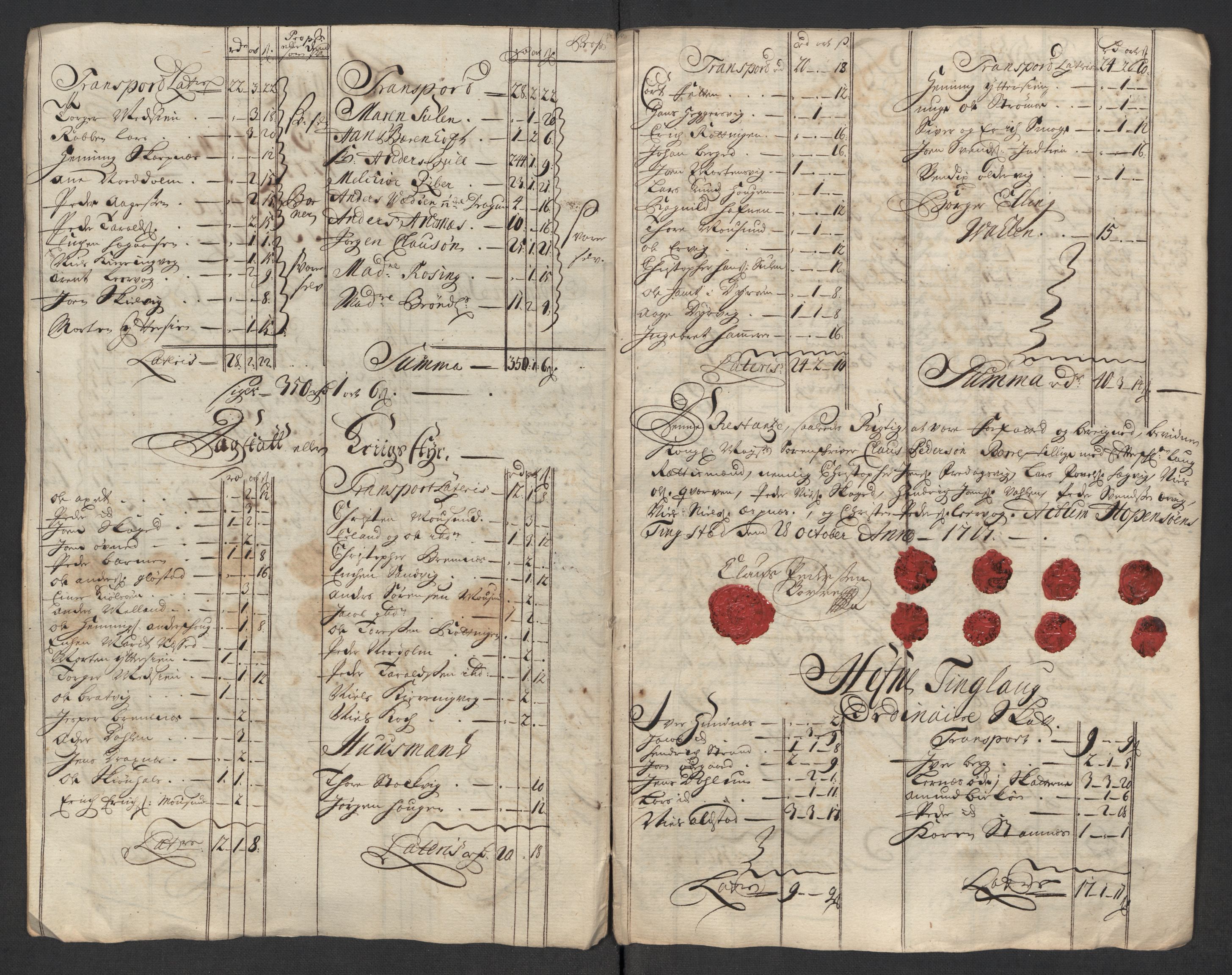 Rentekammeret inntil 1814, Reviderte regnskaper, Fogderegnskap, RA/EA-4092/R57/L3865: Fogderegnskap Fosen, 1717, p. 234