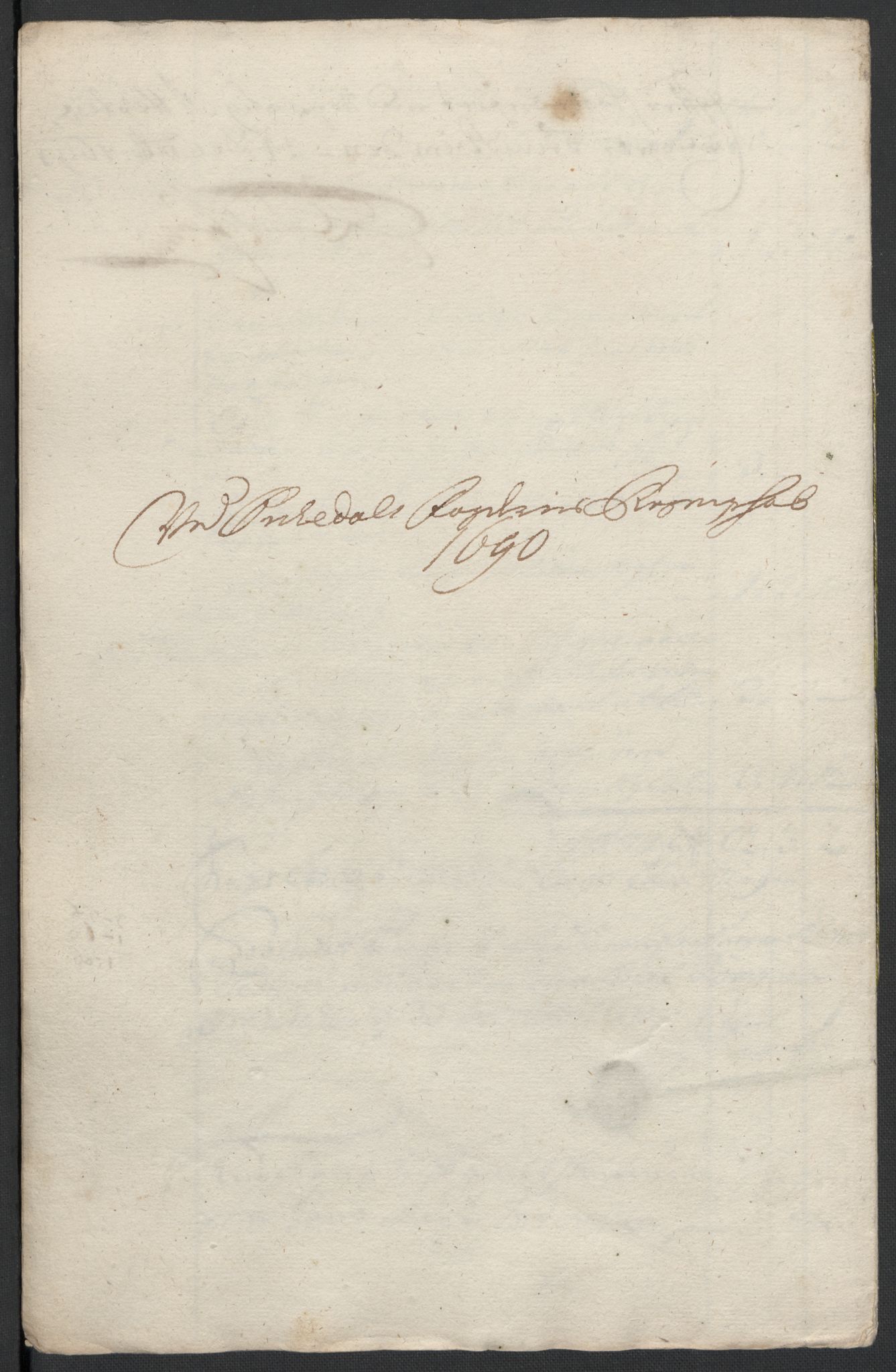 Rentekammeret inntil 1814, Reviderte regnskaper, Fogderegnskap, RA/EA-4092/R58/L3936: Fogderegnskap Orkdal, 1689-1690, p. 398