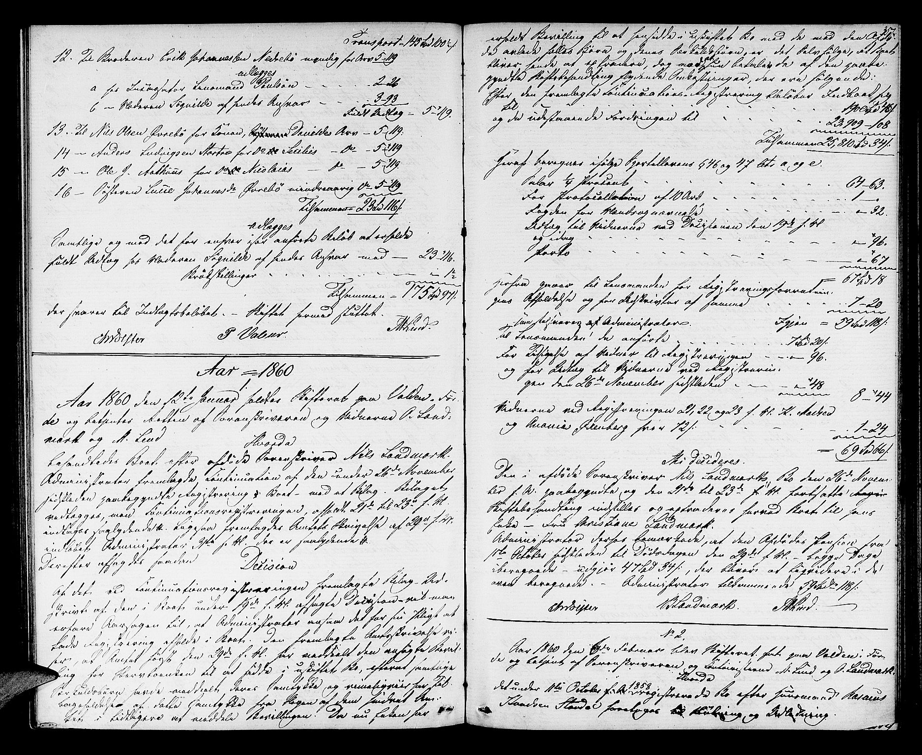 Sunnfjord tingrett, AV/SAB-A-3201/1/H/Hd/L0001: Skifteutlodningsprotokoll, 1855-1861, p. 356b-357a