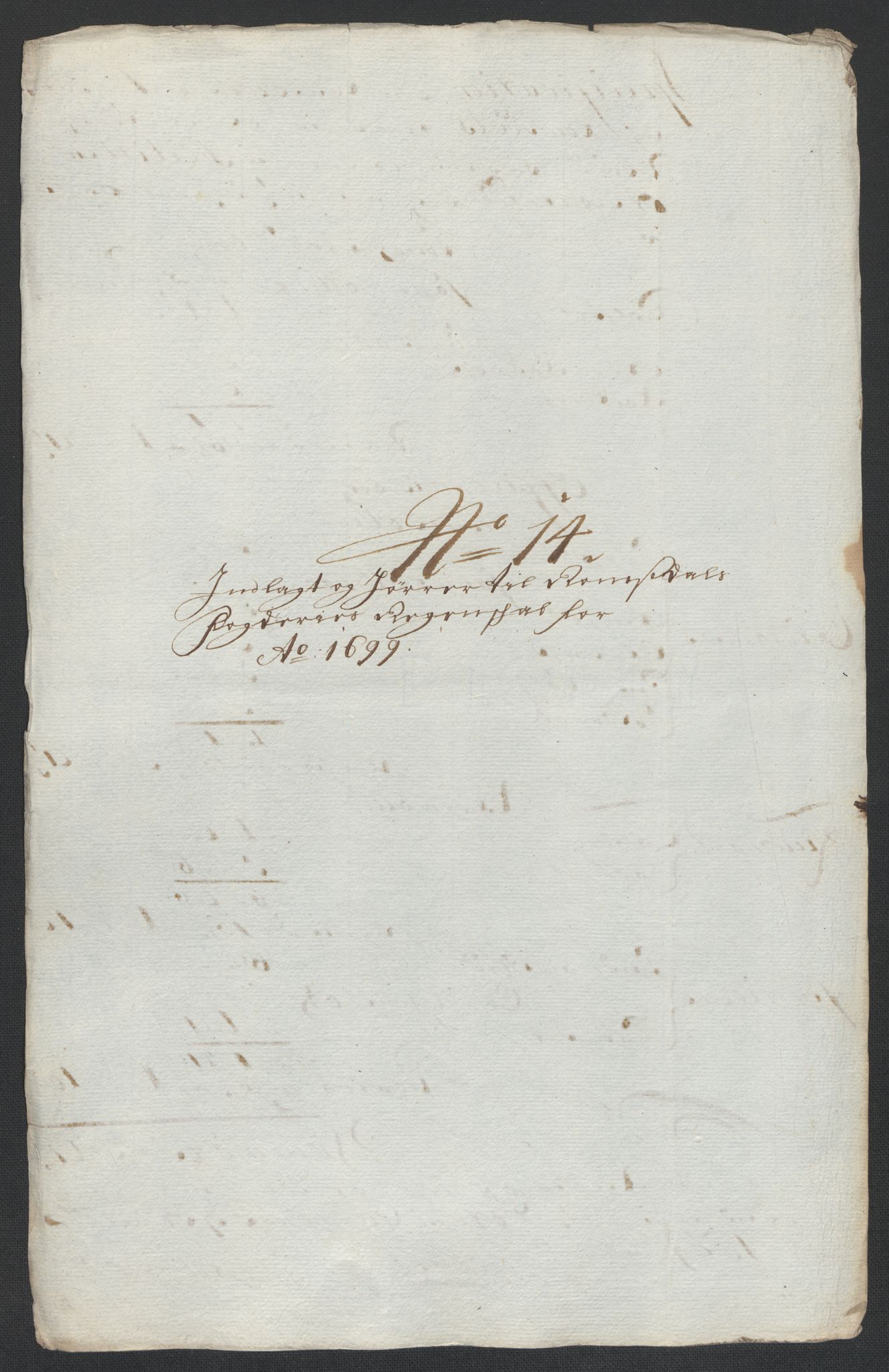 Rentekammeret inntil 1814, Reviderte regnskaper, Fogderegnskap, AV/RA-EA-4092/R55/L3654: Fogderegnskap Romsdal, 1699-1700, p. 105