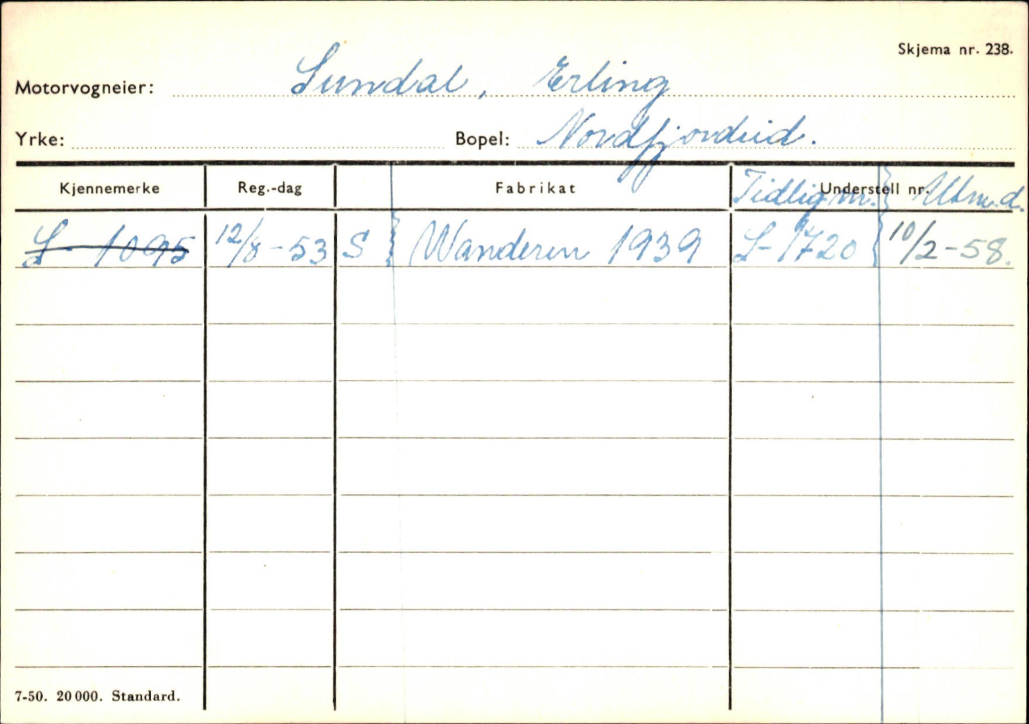 Statens vegvesen, Sogn og Fjordane vegkontor, SAB/A-5301/4/F/L0129: Eigarregistrer Eid A-S, 1945-1975, p. 2679