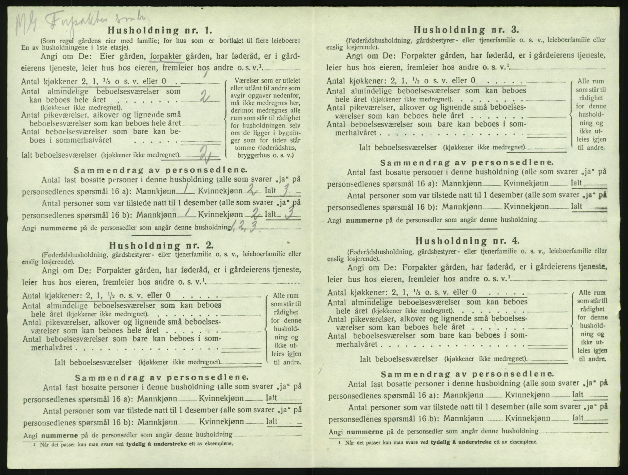 SAKO, 1920 census for Lardal, 1920, p. 990