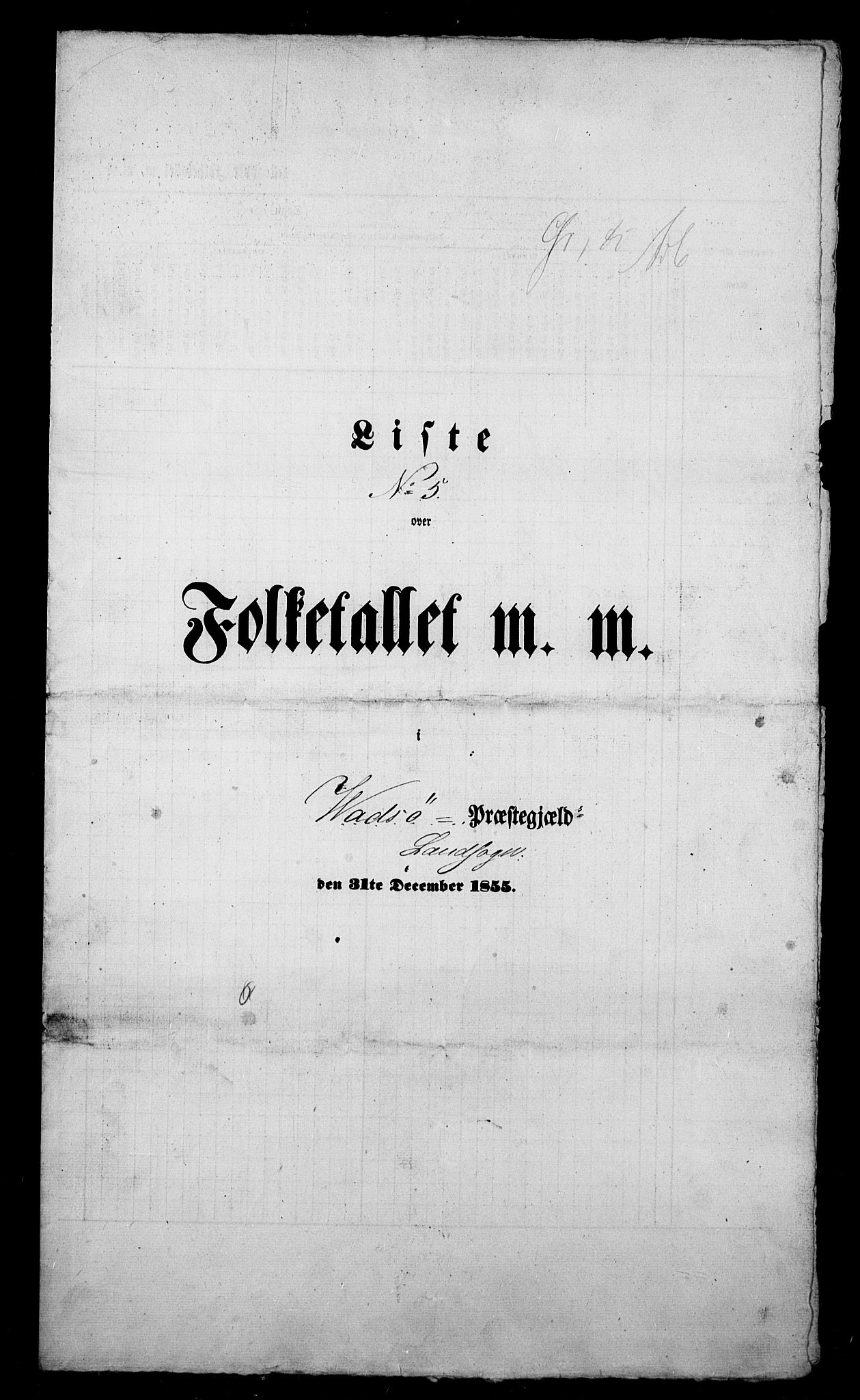 , Census 1855 for Vadsø/Vadsø landsokn and Sør-Varanger, 1855, p. 22