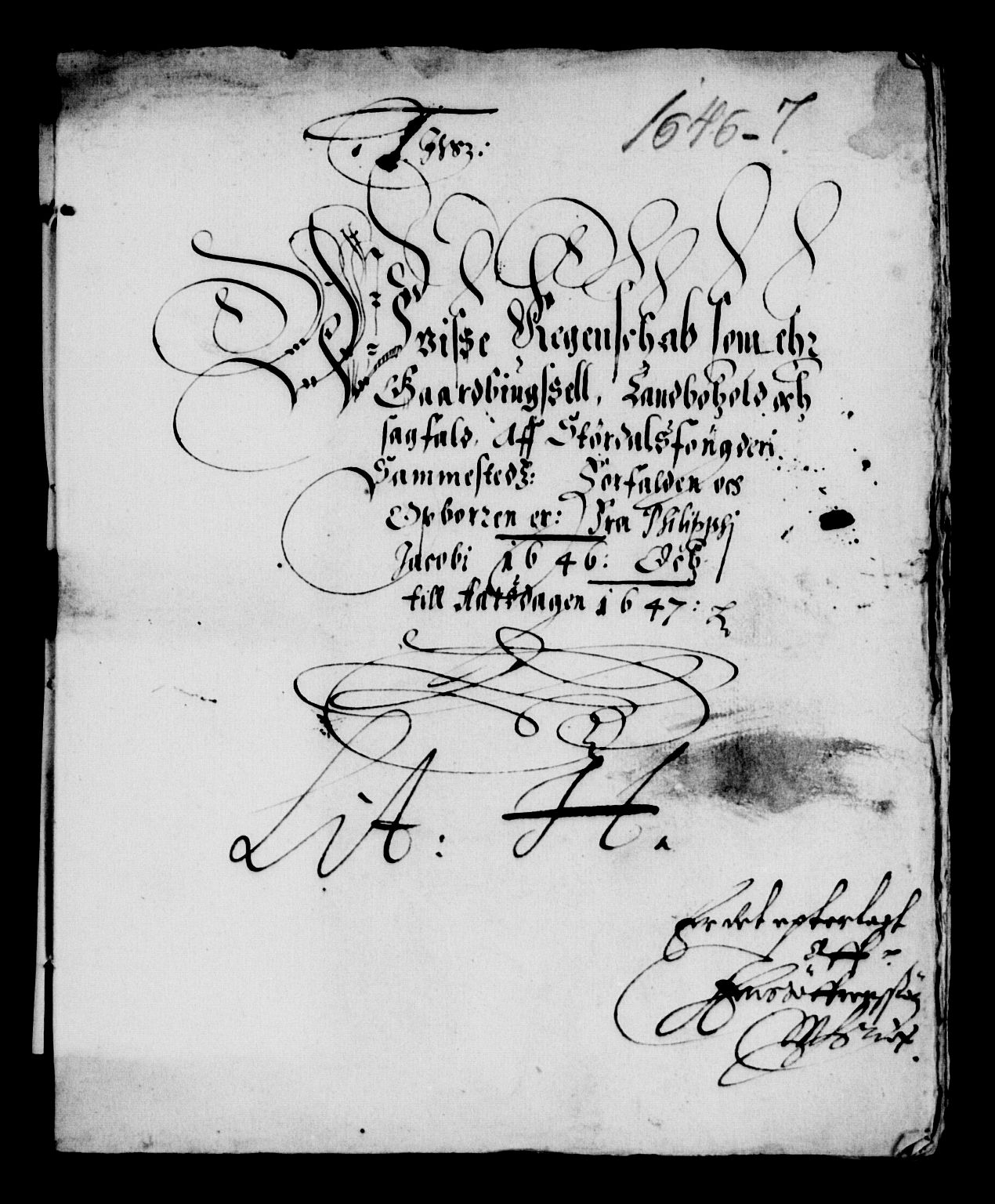 Rentekammeret inntil 1814, Reviderte regnskaper, Lensregnskaper, AV/RA-EA-5023/R/Rb/Rbw/L0086: Trondheim len, 1645-1647