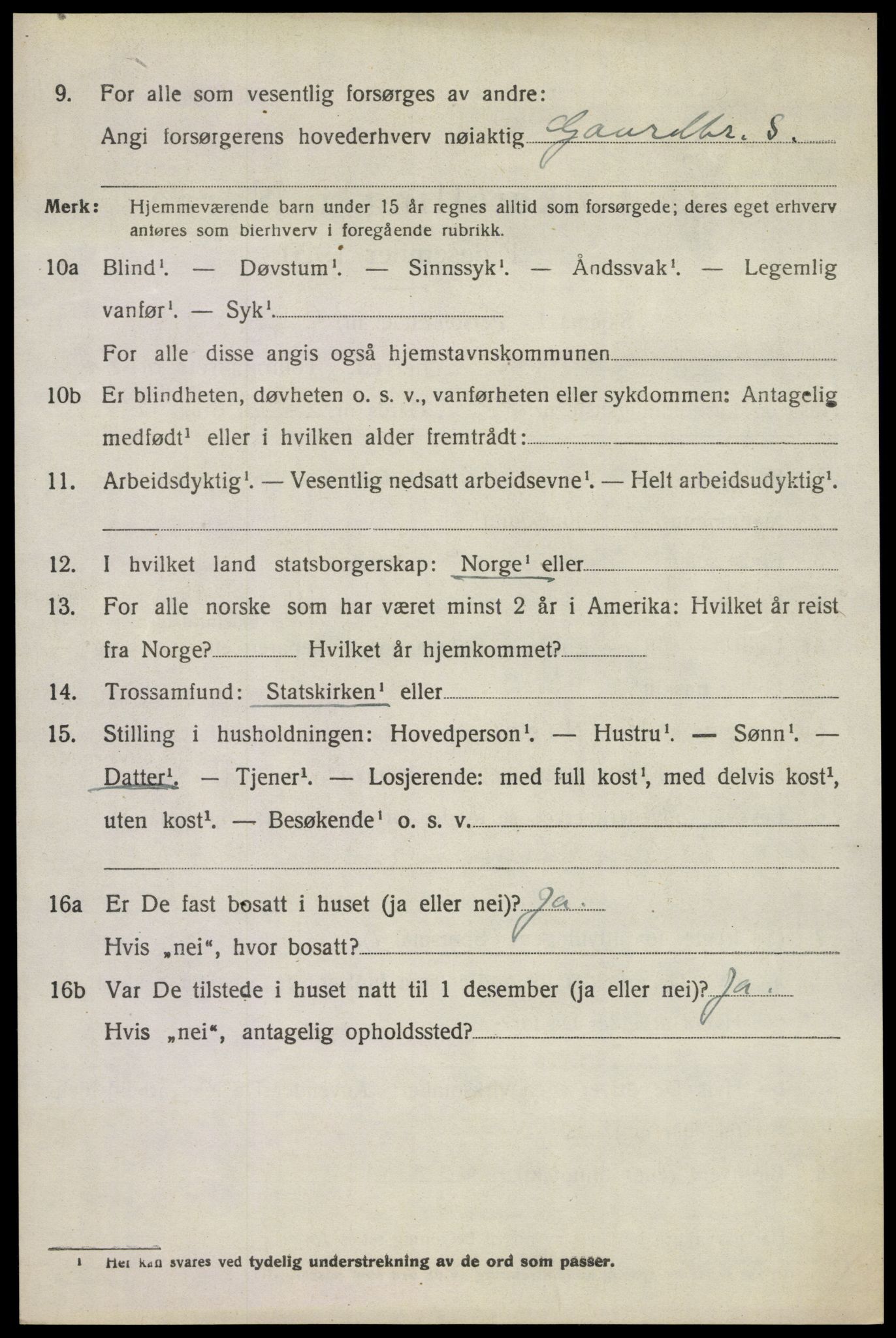 SAKO, 1920 census for Andebu, 1920, p. 4785