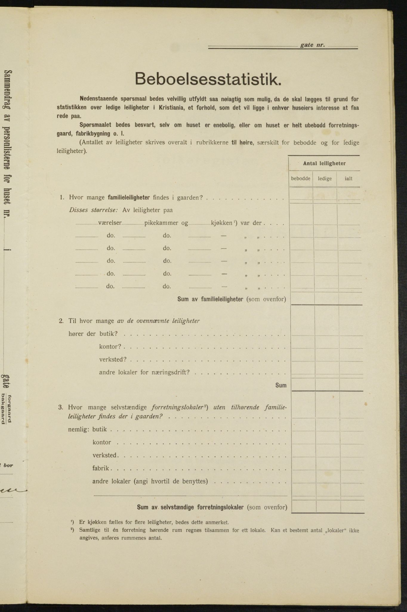 OBA, Municipal Census 1913 for Kristiania, 1913, p. 43548