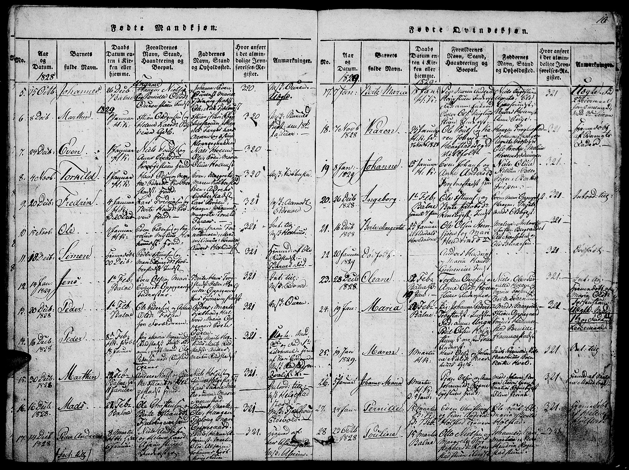 Østre Toten prestekontor, SAH/PREST-104/H/Ha/Hab/L0001: Parish register (copy) no. 1, 1827-1839, p. 10