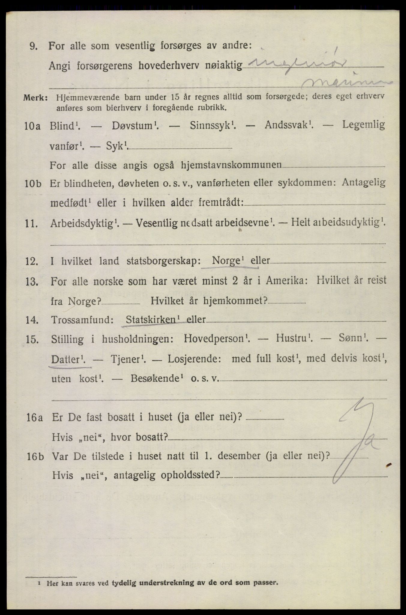 SAKO, 1920 census for Borre, 1920, p. 4923
