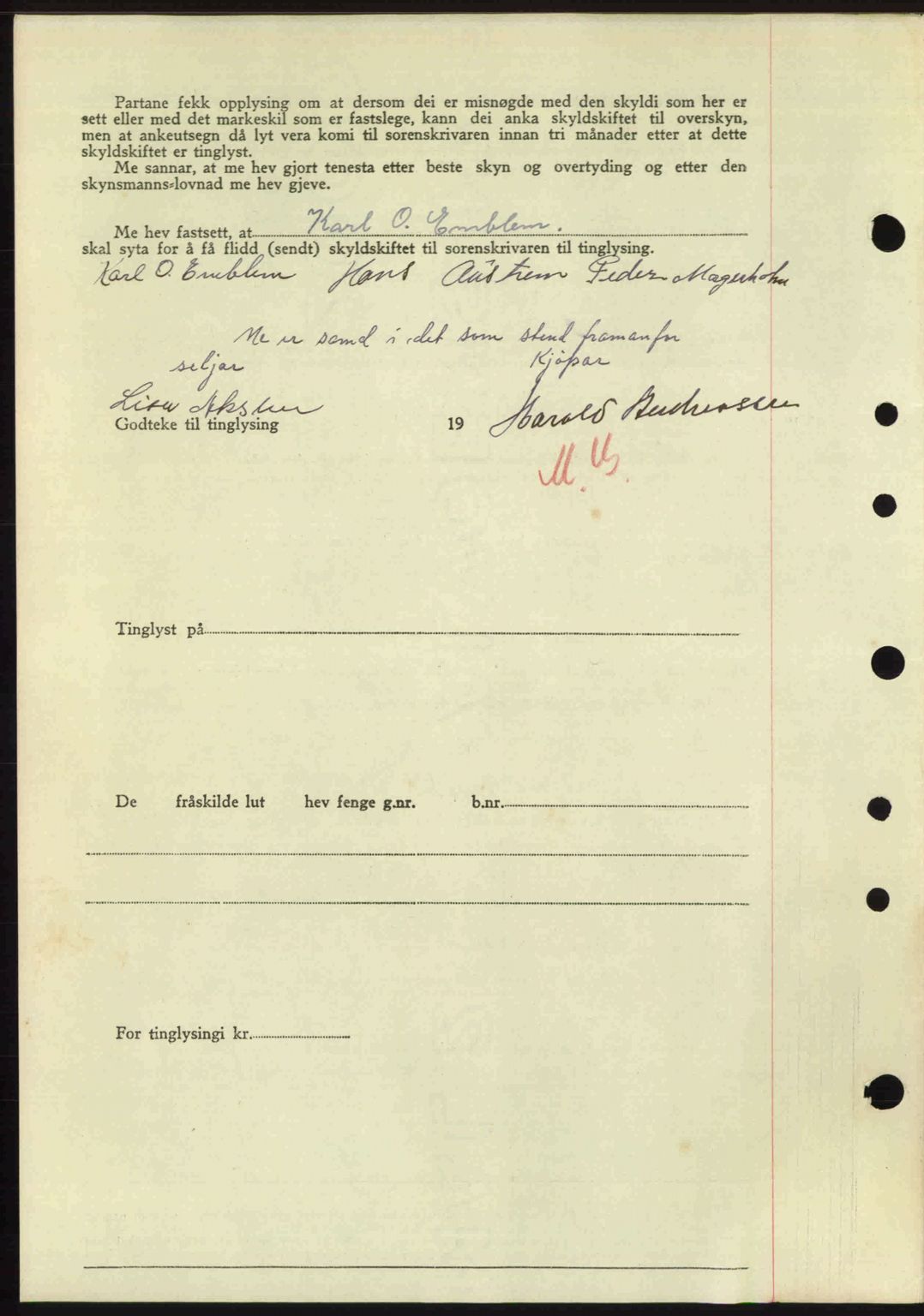 Nordre Sunnmøre sorenskriveri, AV/SAT-A-0006/1/2/2C/2Ca: Mortgage book no. A33, 1949-1950, Diary no: : 169/1950