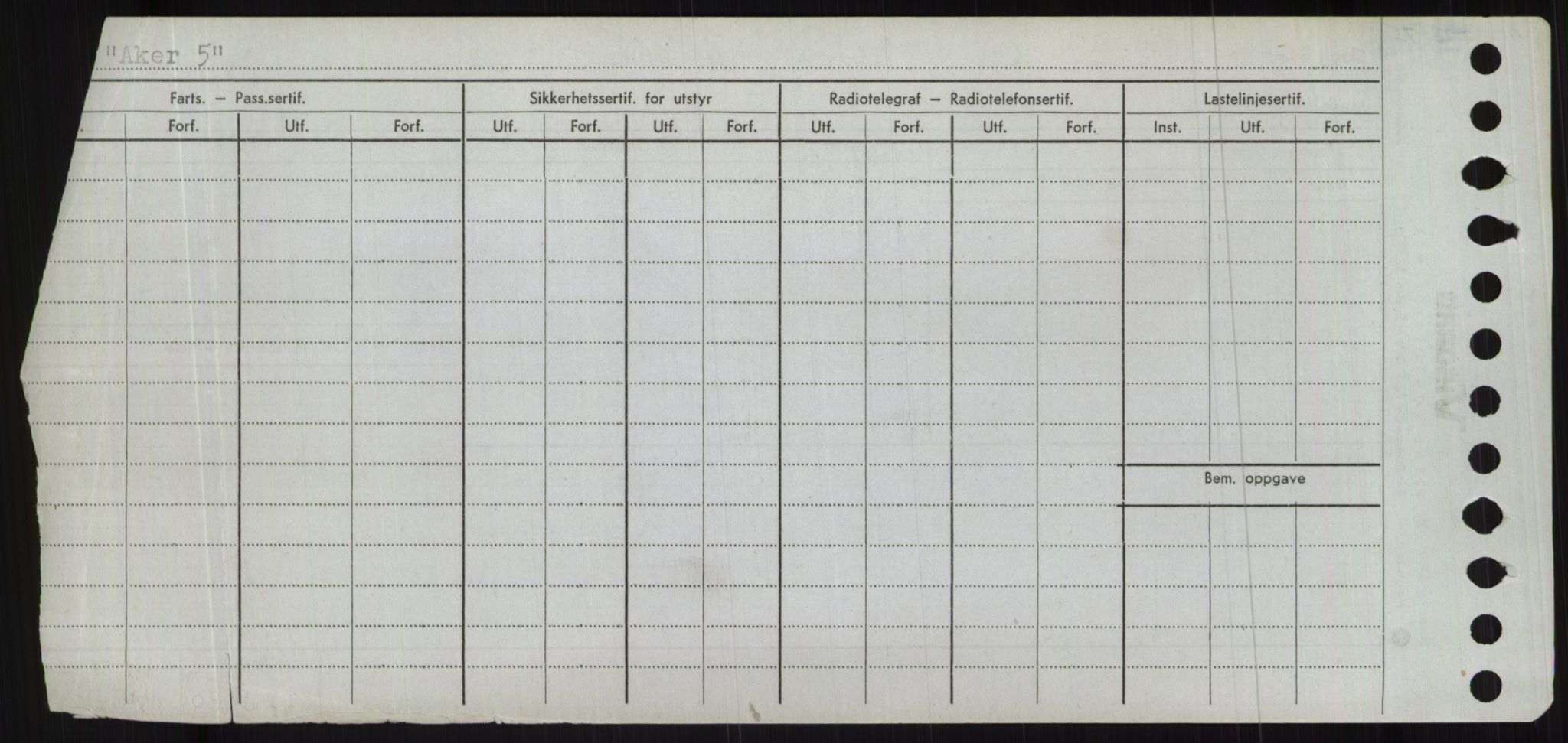 Sjøfartsdirektoratet med forløpere, Skipsmålingen, RA/S-1627/H/Hc/L0001: Lektere, A-Y, p. 4