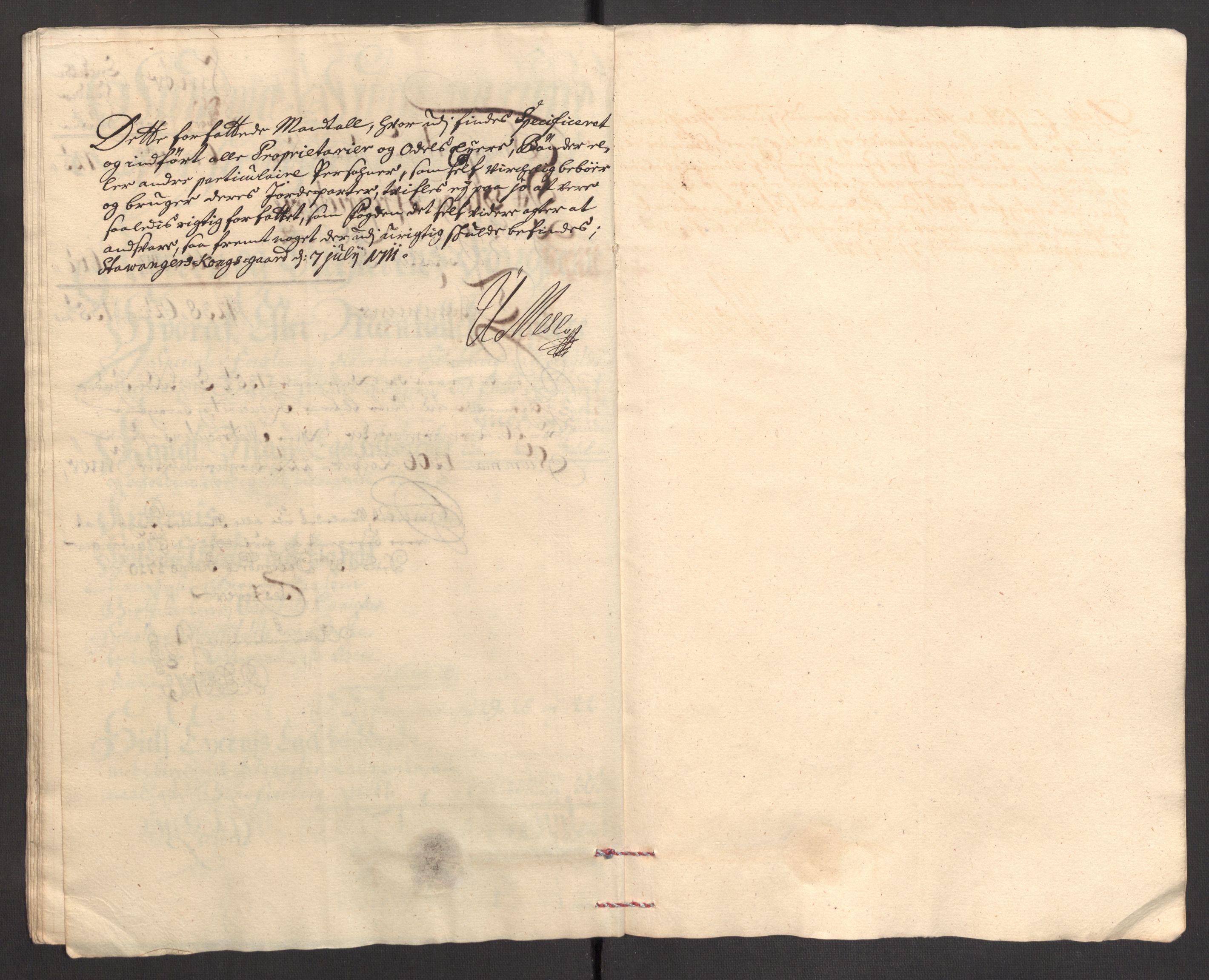 Rentekammeret inntil 1814, Reviderte regnskaper, Fogderegnskap, RA/EA-4092/R46/L2734: Fogderegnskap Jæren og Dalane, 1709-1710, p. 194